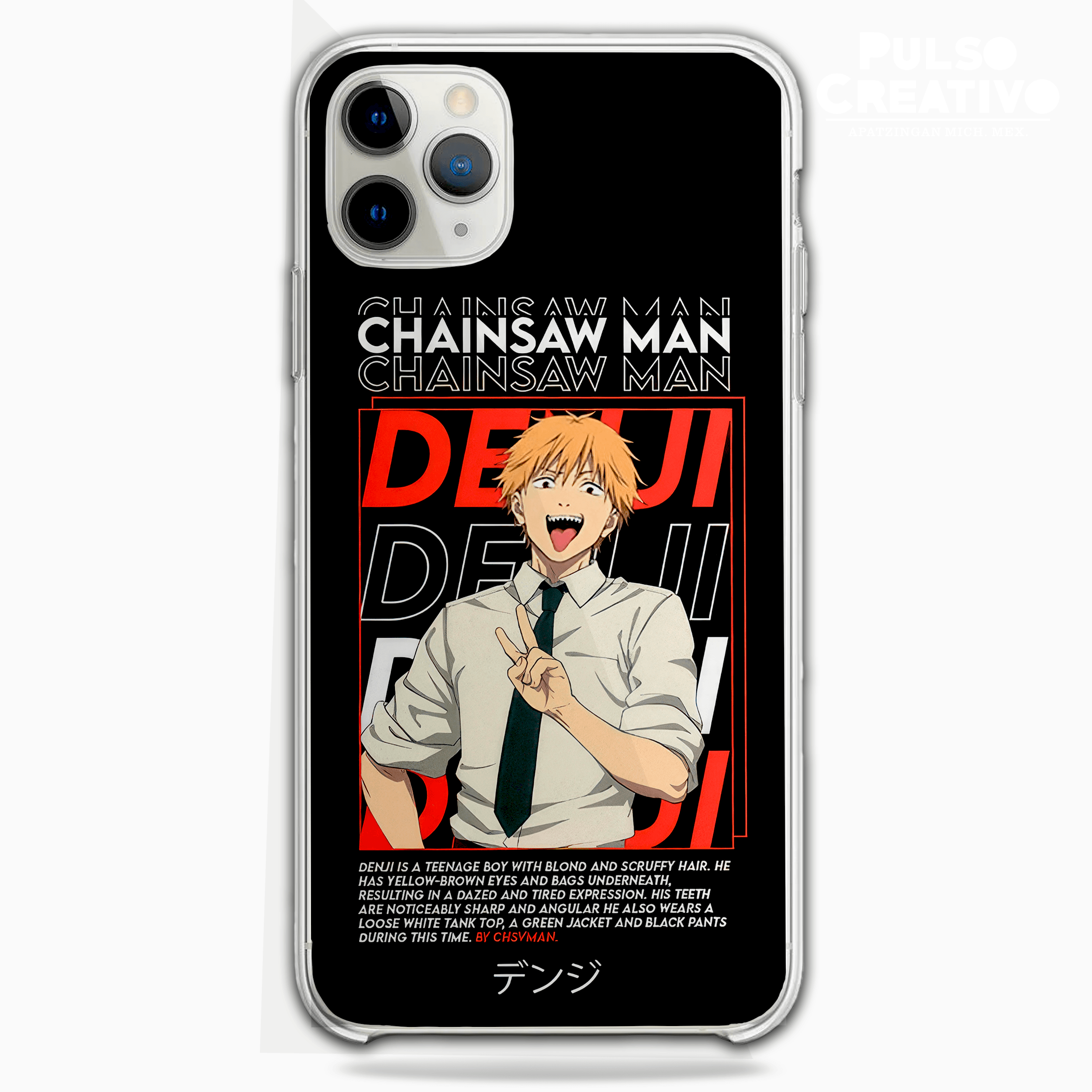 Funda Denji mod2 - Kiracases by Pulso creativo