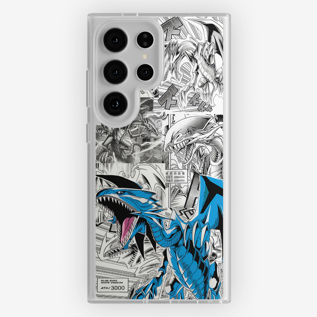 Funda Dragon Blanco De Ojos Azules - D3 (Yu Gi Oh) - Kiracases by Pulso creativo