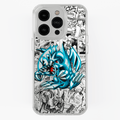 Funda de Dragon Blanco De Ojos Azules para iPhone y Samsung | Kira Cases