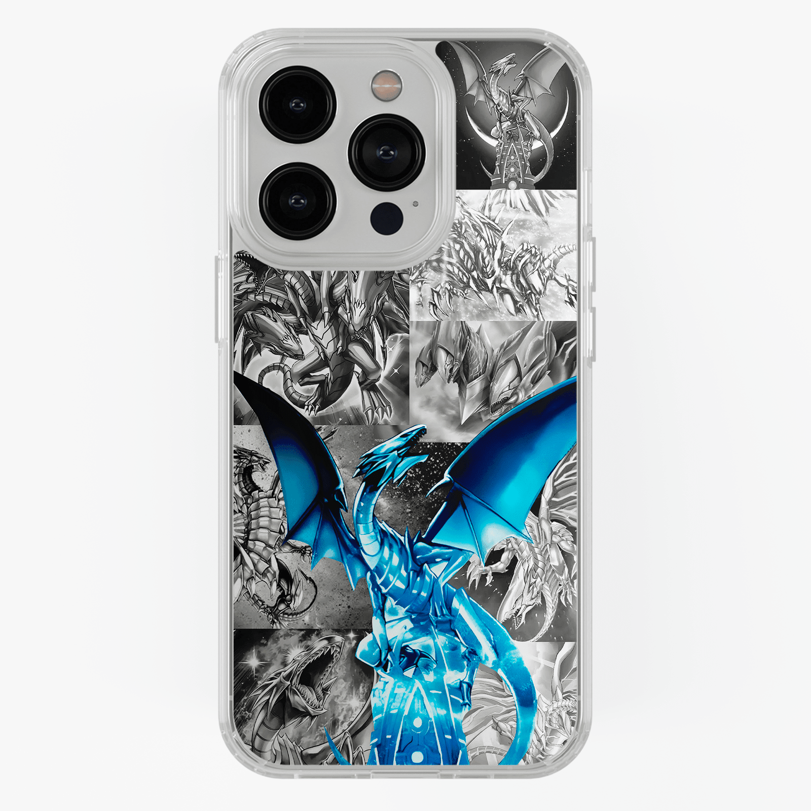 Funda de Dragon Blanco De Ojos Azules para iPhone y Samsung | Kira Cases