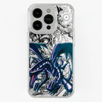 Funda de Dragon Negro De Ojos Rojos para iPhone y Samsung | Kira Cases
