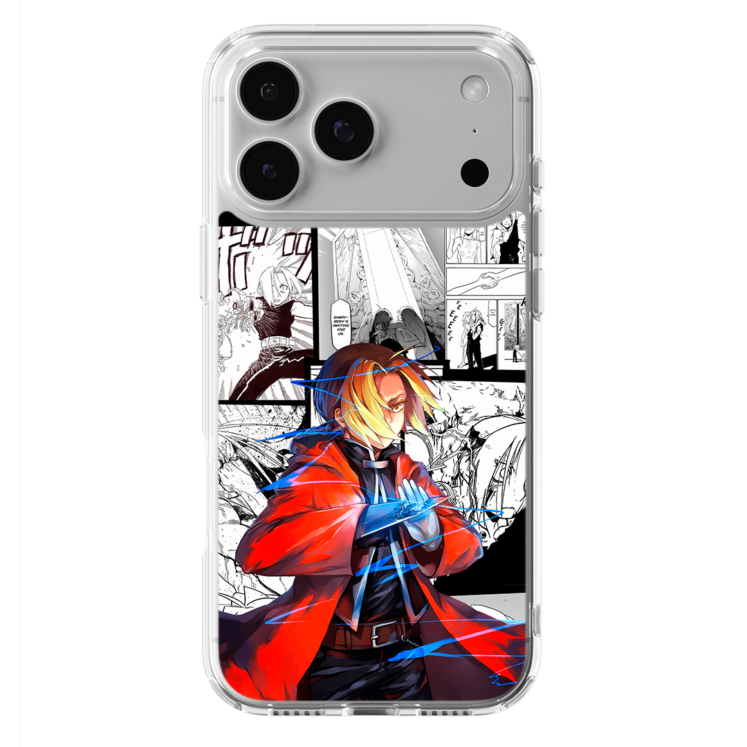 Funda Edward Elric - D6 (Full Metal Alchemist) - Kiracases by Pulso creativo