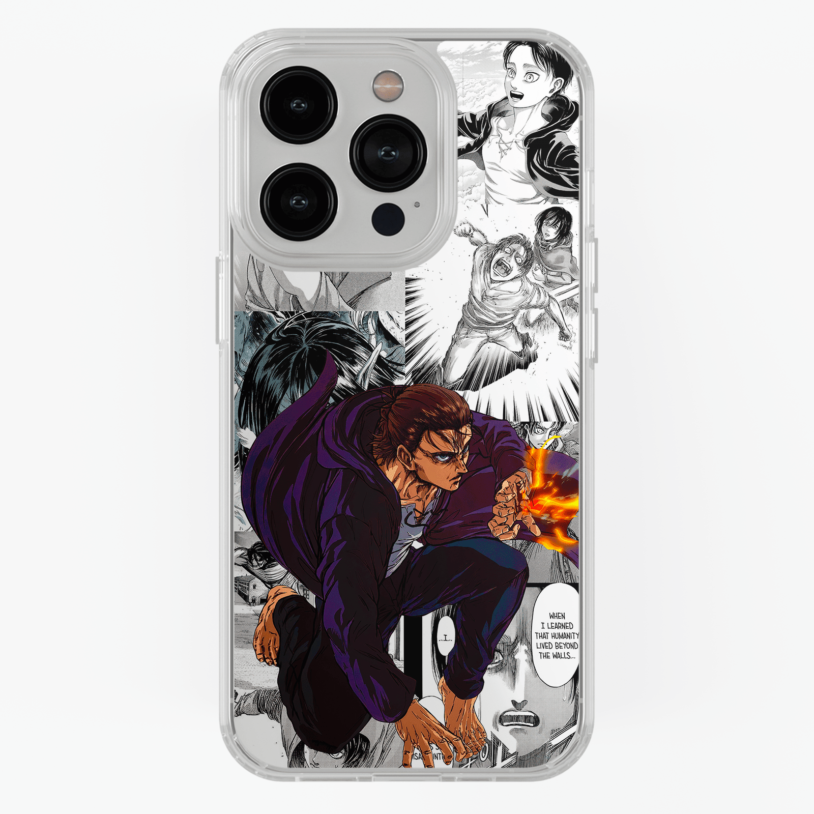 Funda de Eren Yeager para iPhone y Samsung | Kira Cases