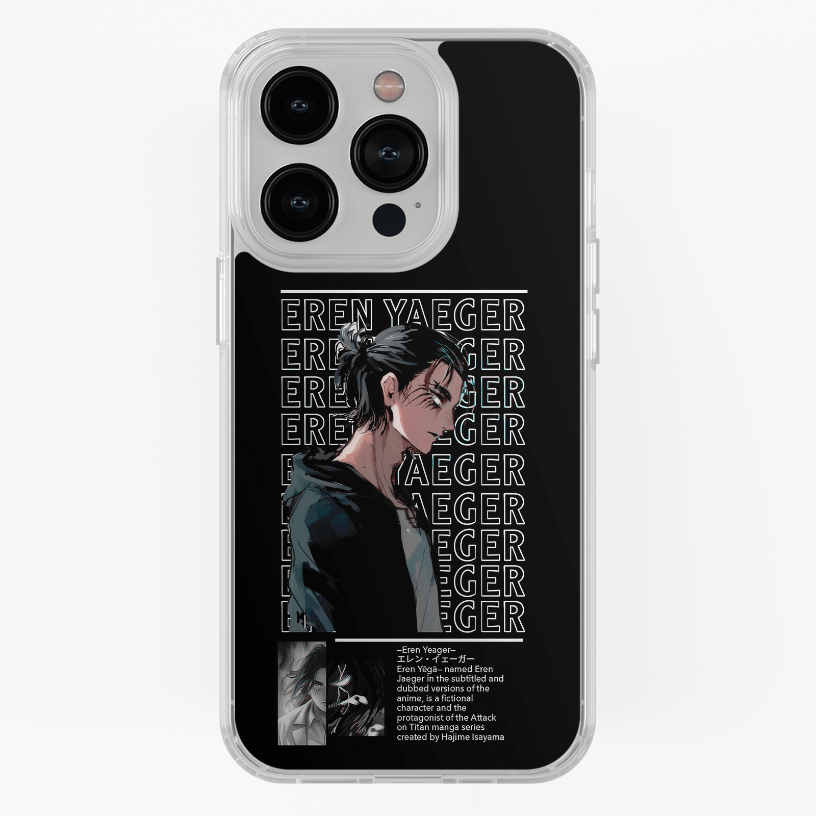 Funda Eren Yeager mod3 - Kiracases by Pulso creativo