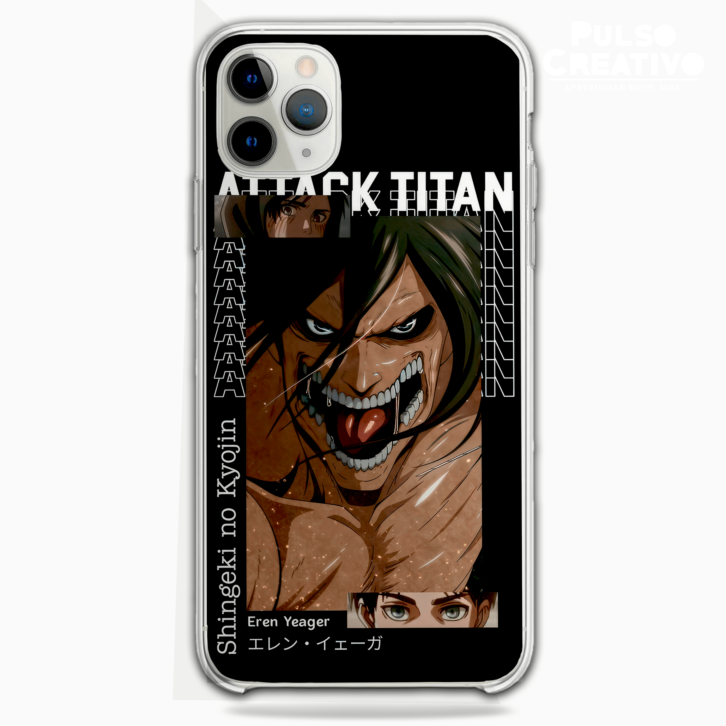 Funda Eren Yeager mod5 - Kiracases by Pulso creativo