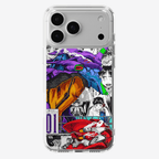 Funda Eva 01 x Eva 02 - D1 (Evangelion) - Kiracases by Pulso creativo