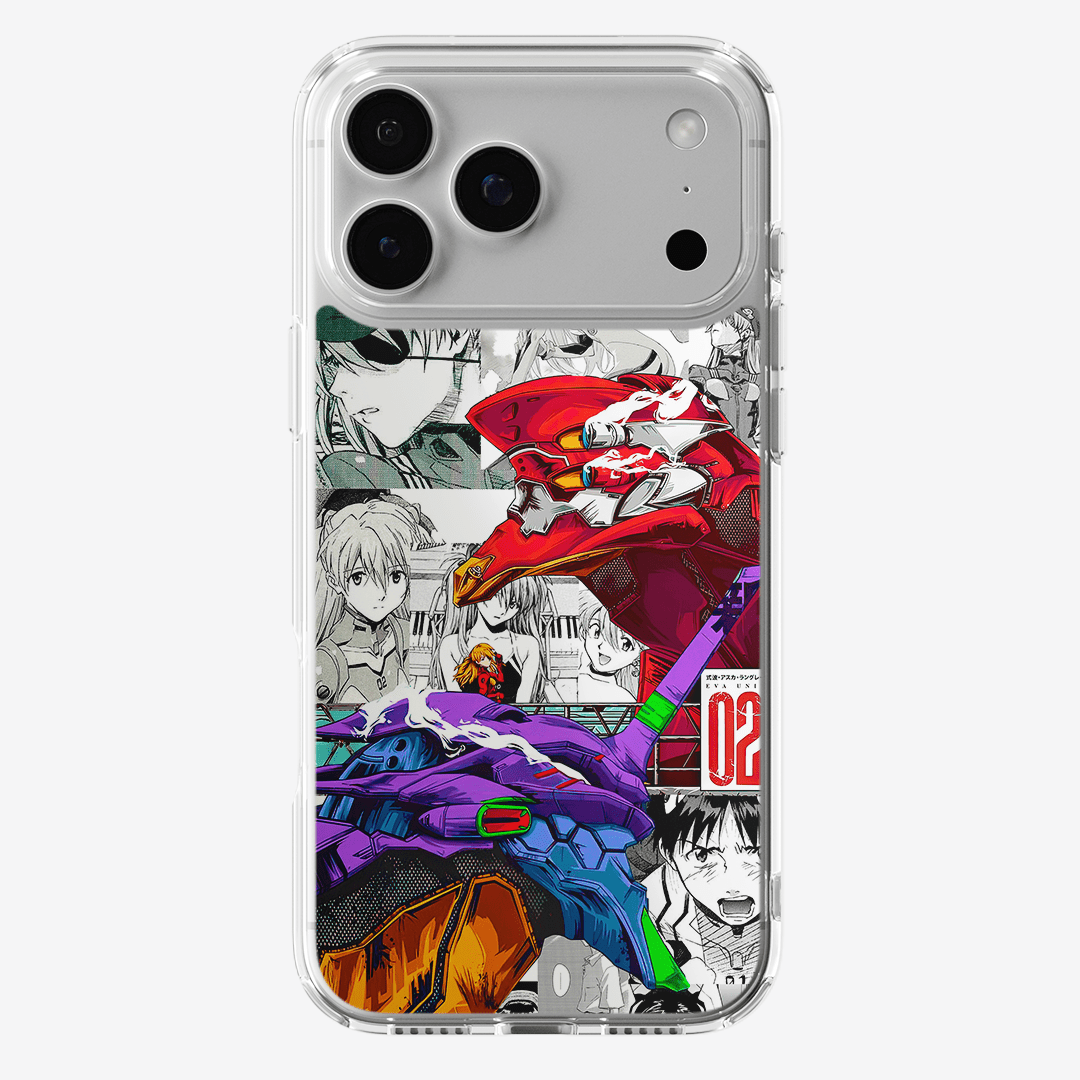 Funda Eva 01 x Eva 02 - D2 (Evangelion) - Kiracases by Pulso creativo