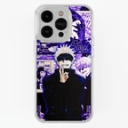 Funda Gojo Satoru Purpura - Kiracases by Pulso creativo