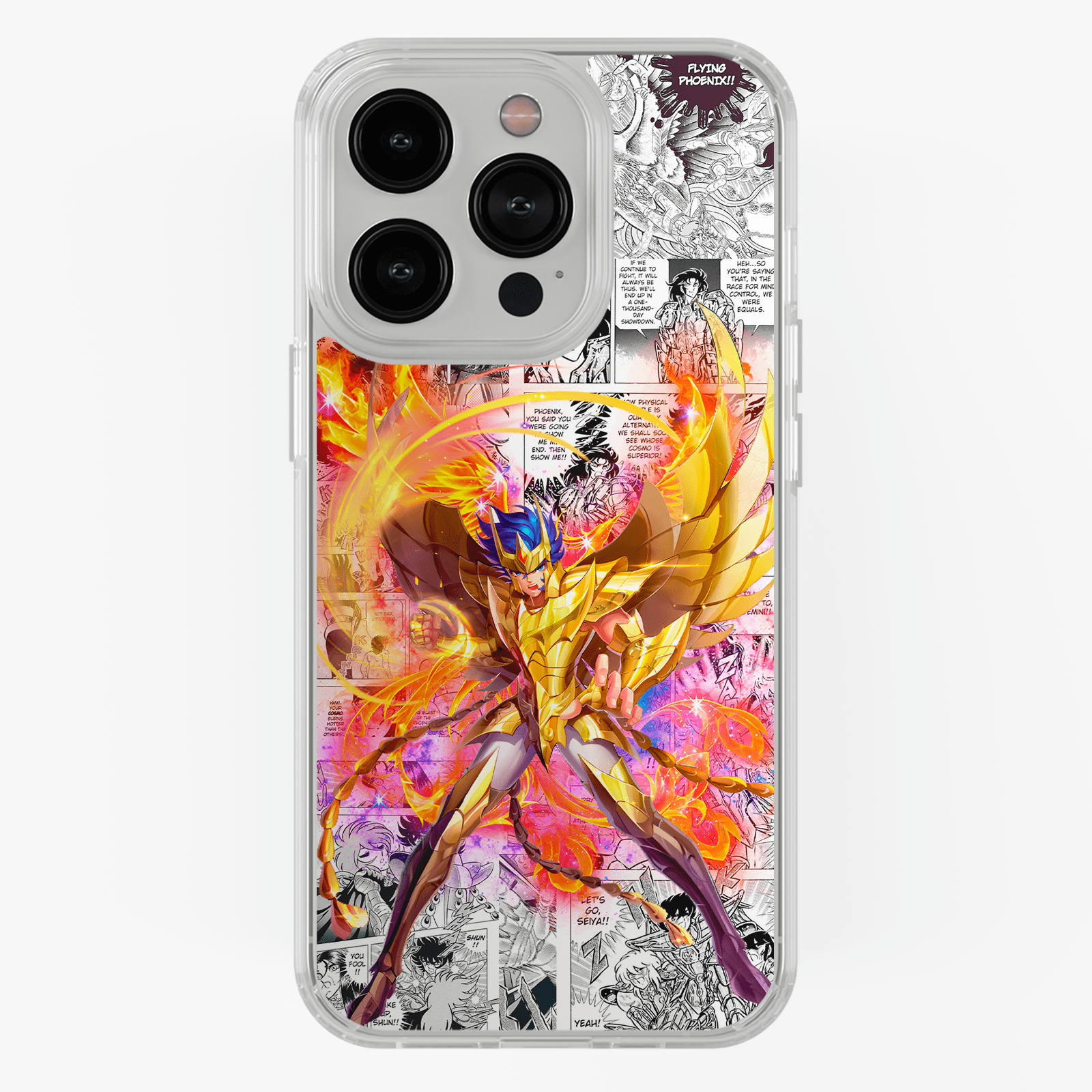 Funda Ikki de Fénix - D5 (Saint Seiya) - Kiracases by Pulso creativo