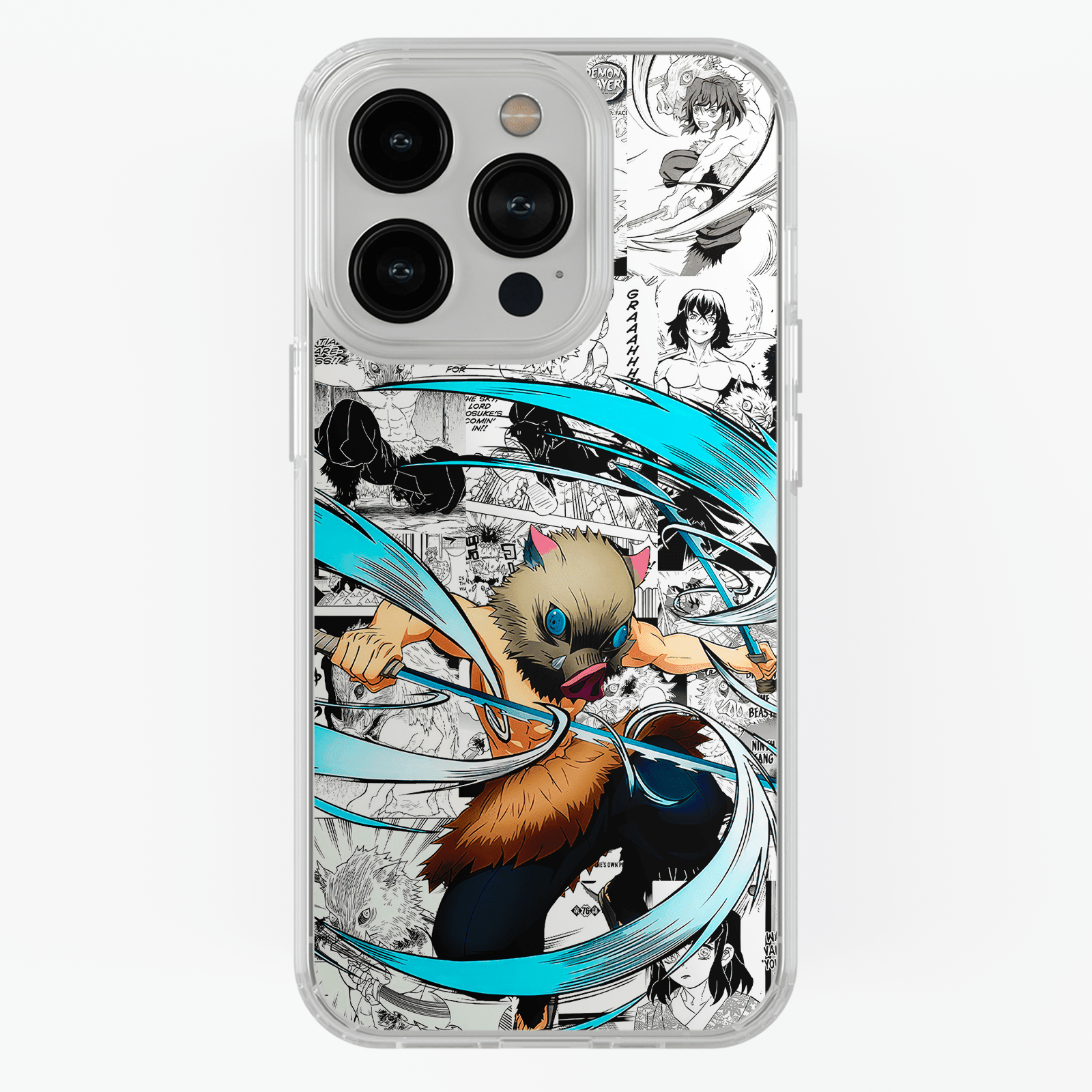 Funda Inosuke - D3 (Kimetsu no Yaiba) - Kiracases by Pulso creativo