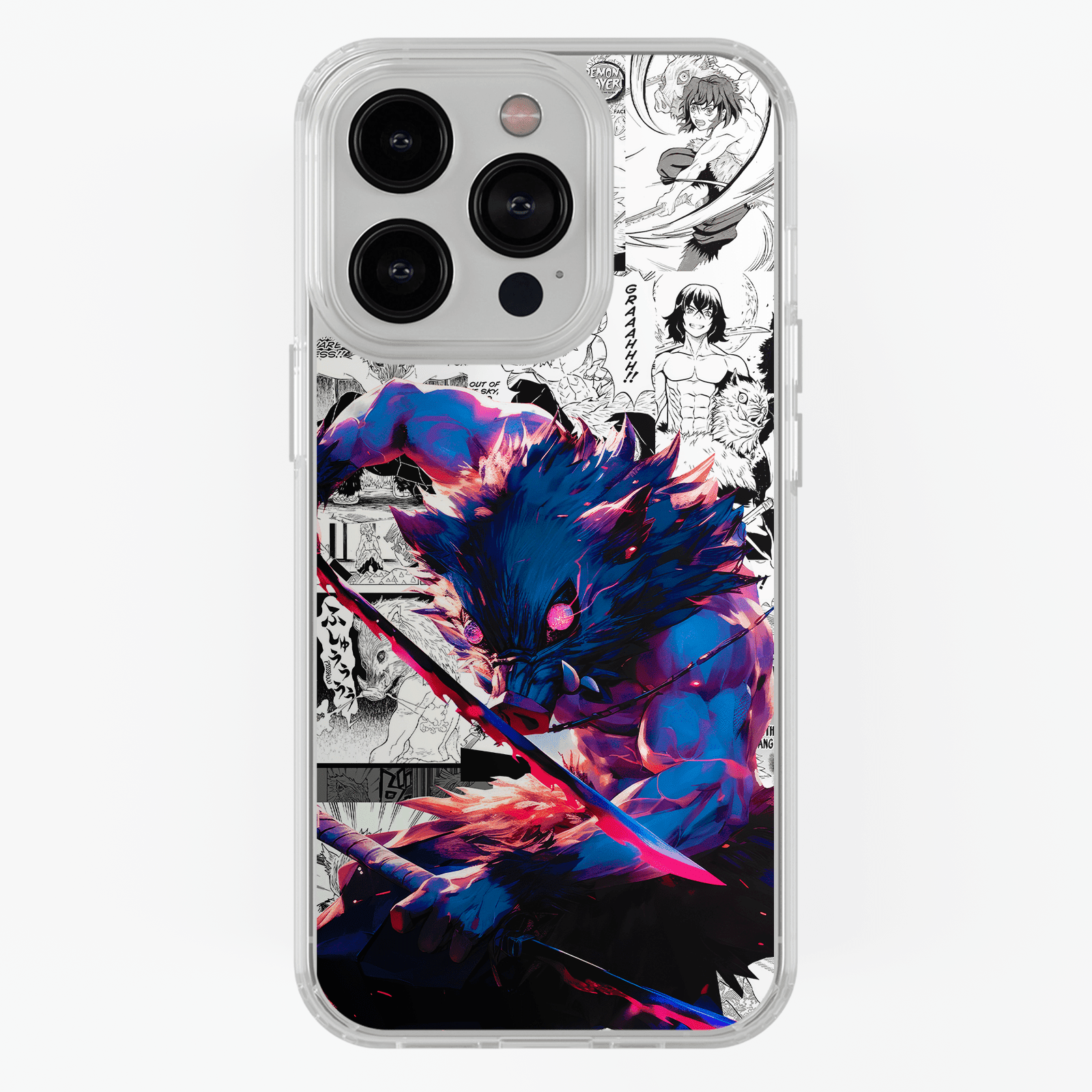 Funda Inosuke - D4 (Kimetsu no Yaiba) - Kiracases by Pulso creativo