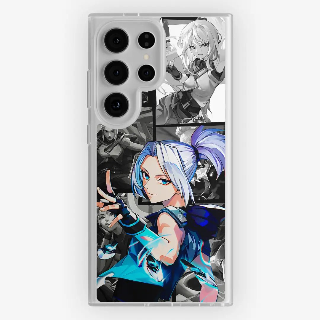 Funda Jett - D1 (Valorant) - Kiracases by Pulso creativo