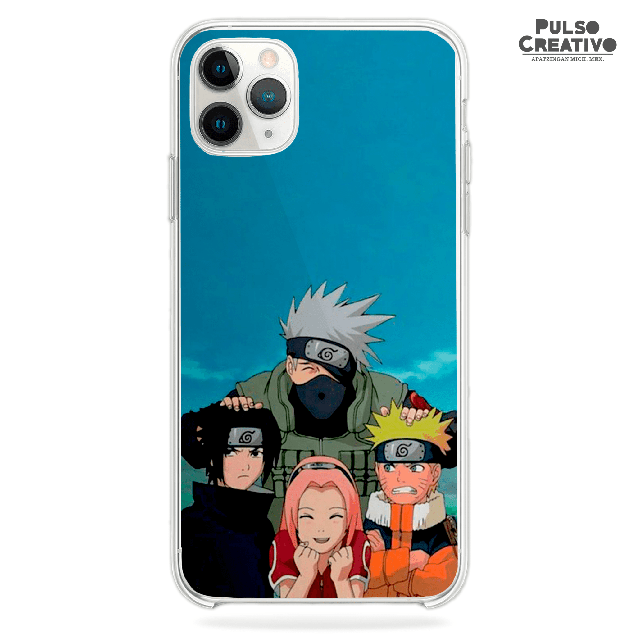 Funda Kakashi x Naruto x Sasura x Sasuke - D1 (Naruto) - Kiracases by Pulso creativo