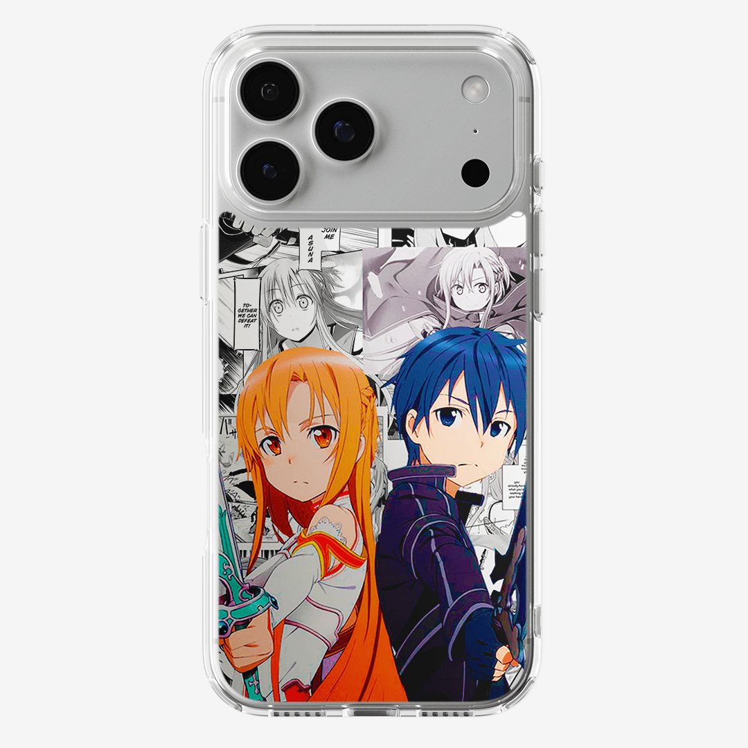 Funda Kirito x Asuna - D1 (Sword Art Online) - Kiracases by Pulso creativo