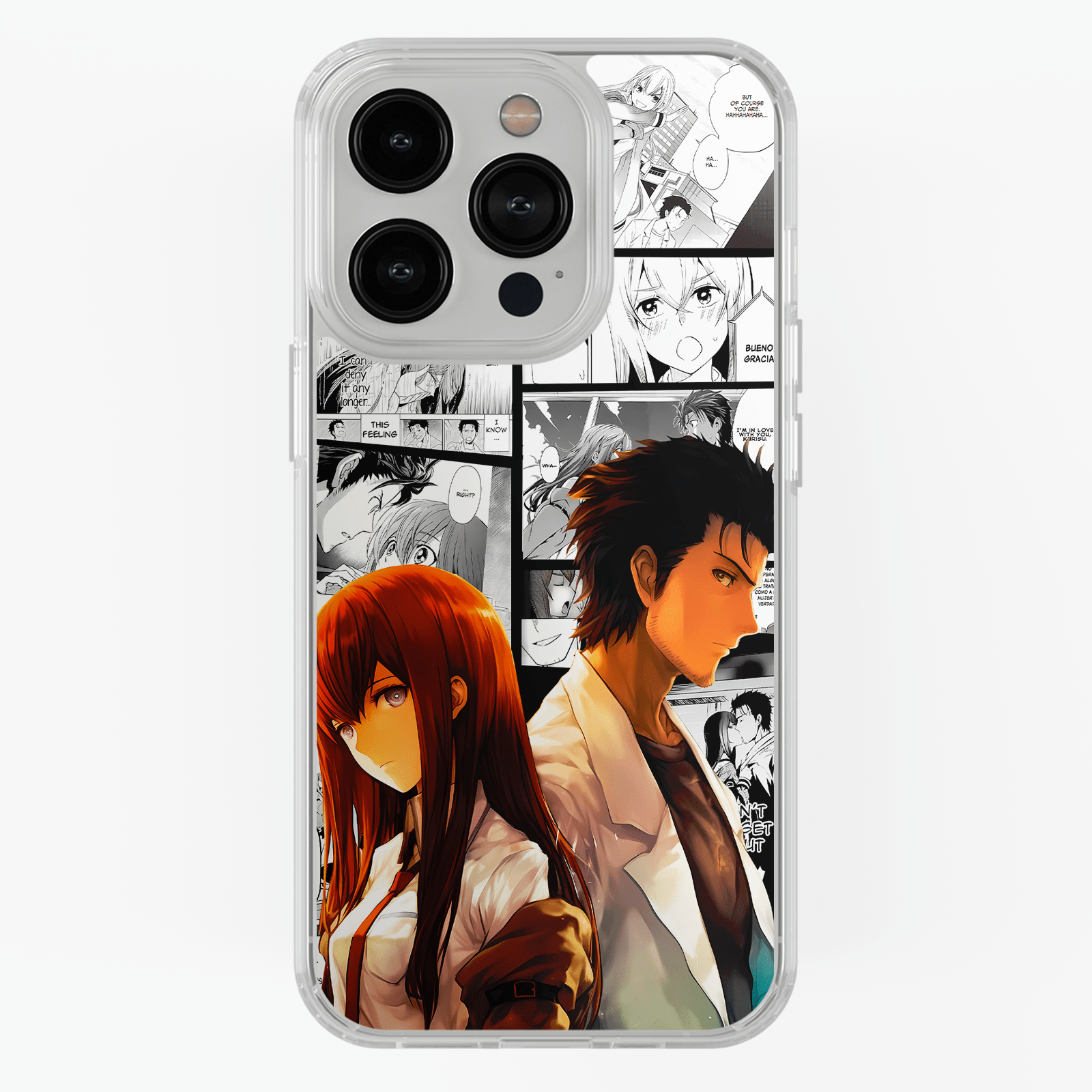 Funda Kurisu Makise x Rintaro Okabe - D1 (Steins Gate) - Kiracases by Pulso creativo