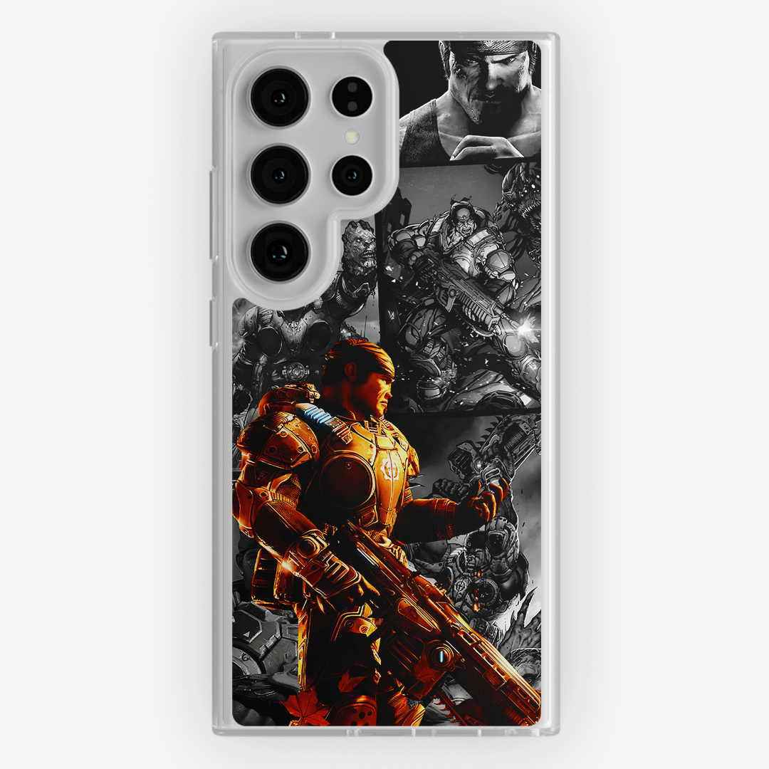 Funda Marcus Fenix - D3 (Gears Of Wars) - Kiracases by Pulso creativo