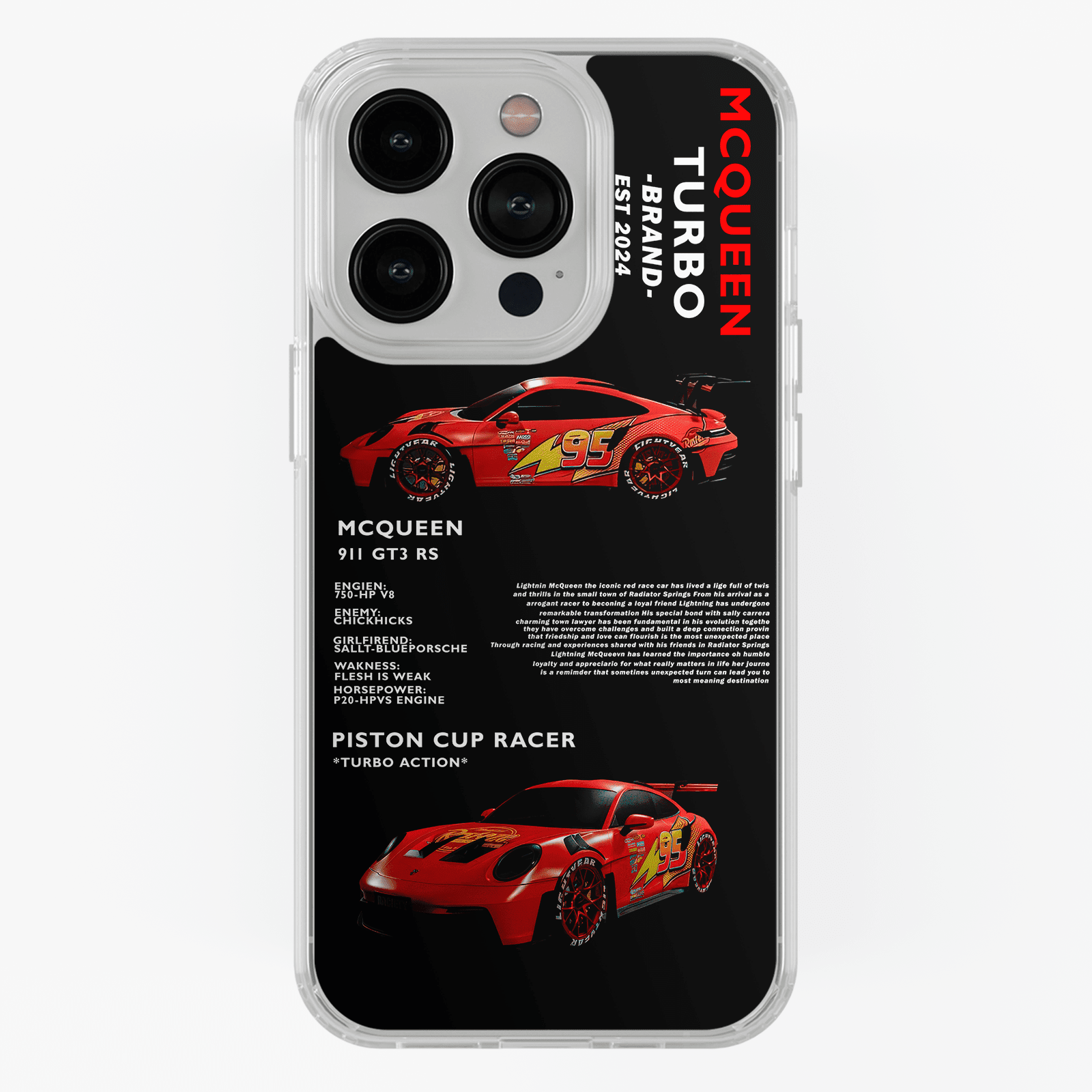 Funda de McQueen para iPhone y Samsung | Kira Cases