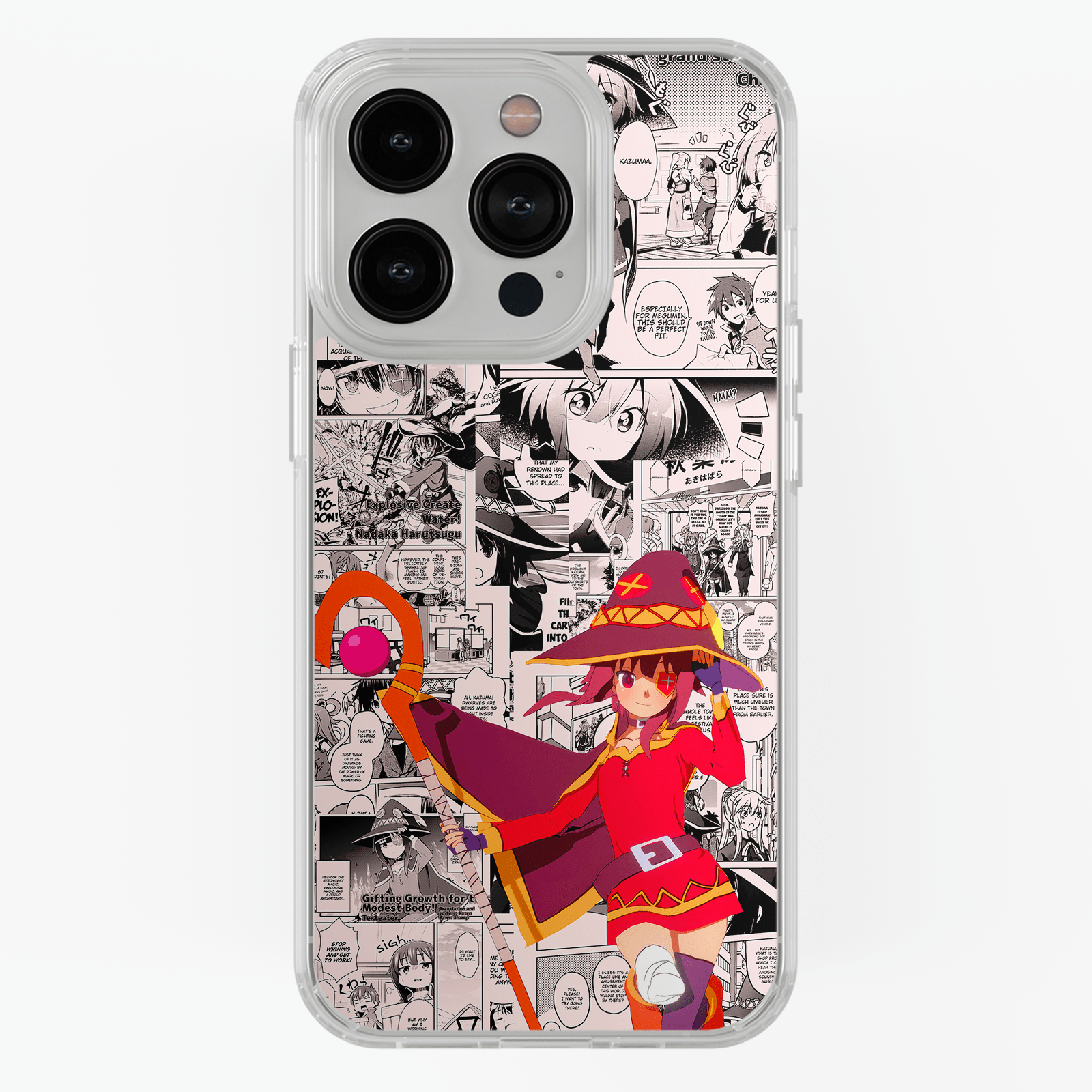 Funda Megumin Panel Manga - Kiracases by Pulso creativo