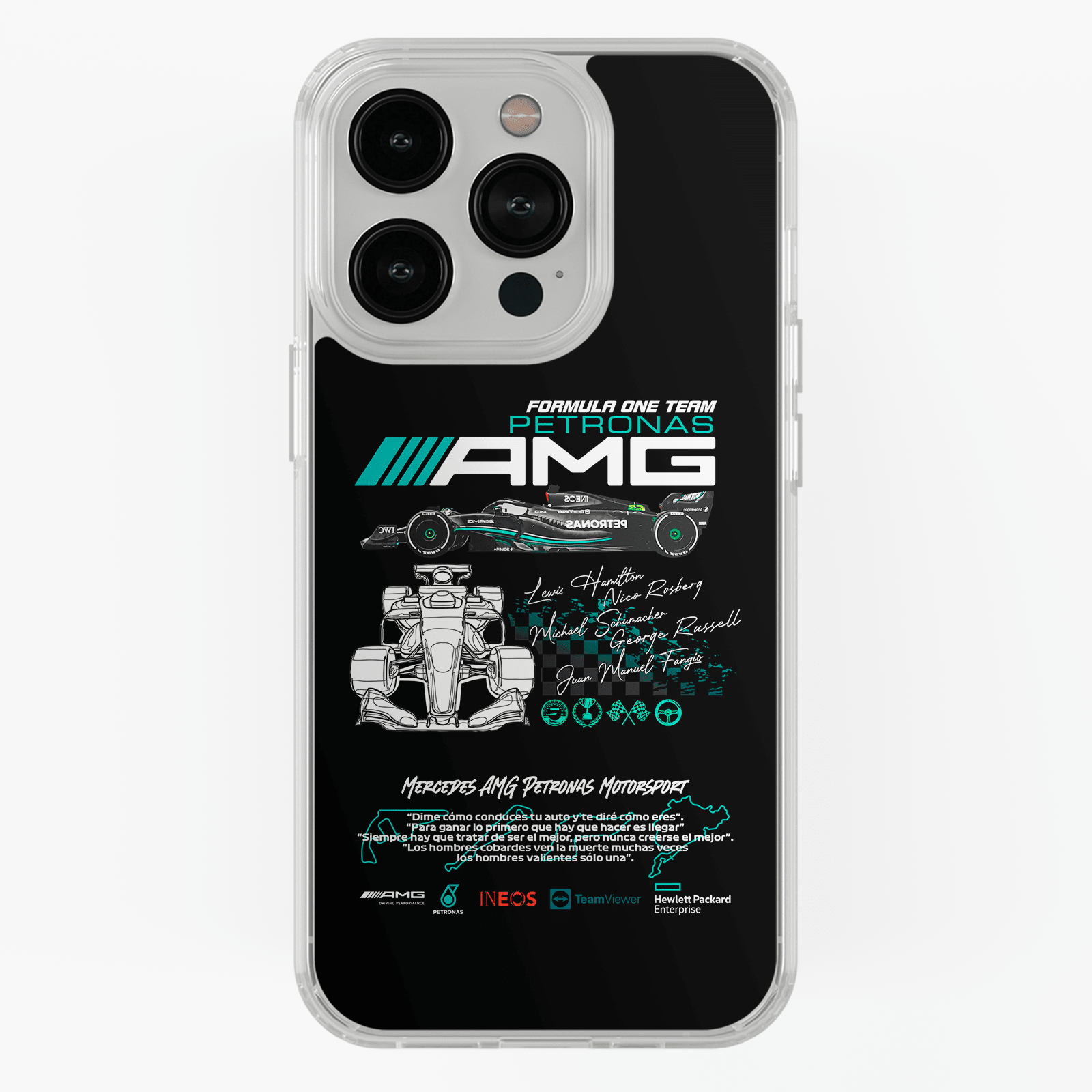 Funda de Mercedes Formula 1 para iPhone y Samsung | Kira Cases