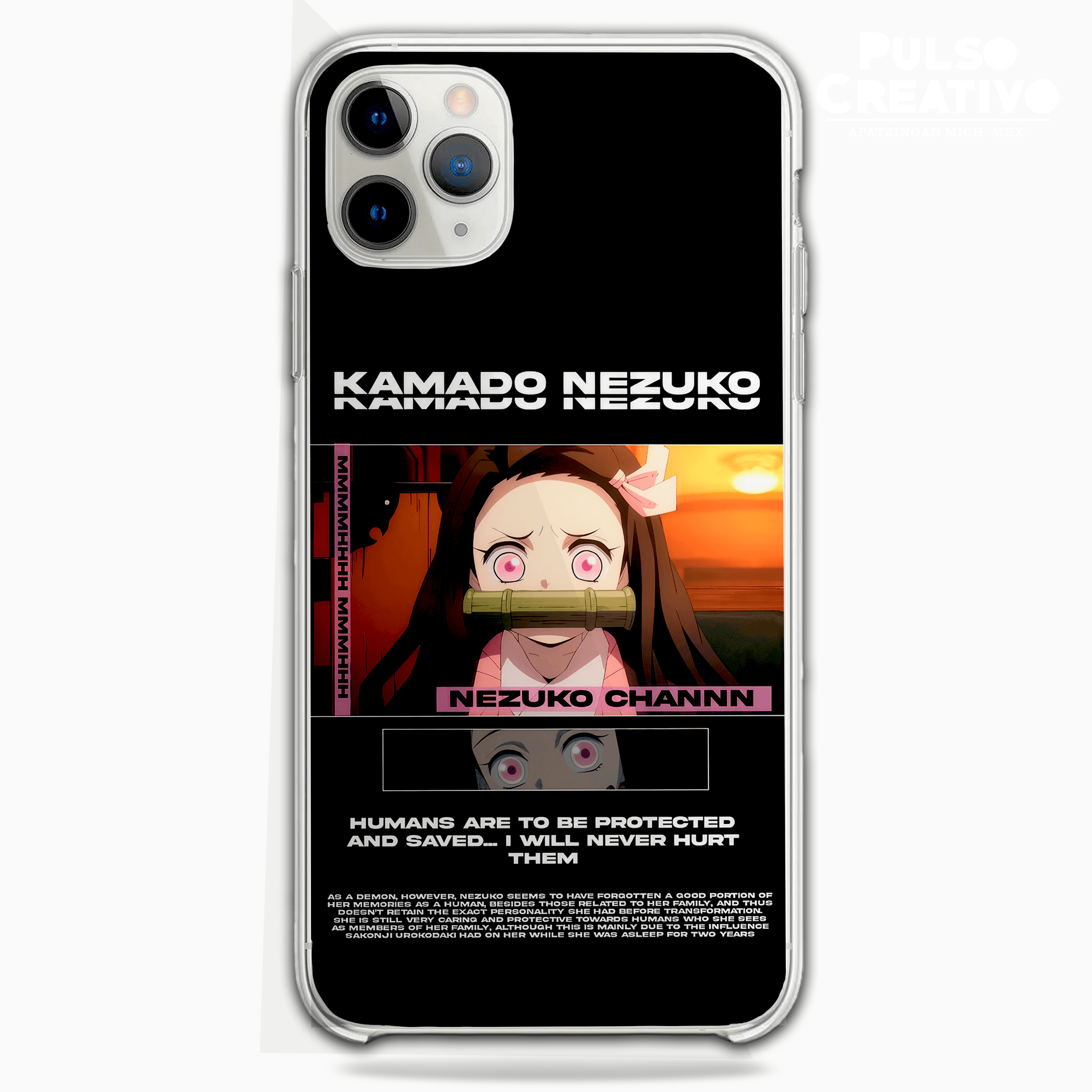 Funda Nezuko v6 - Kiracases by Pulso creativo