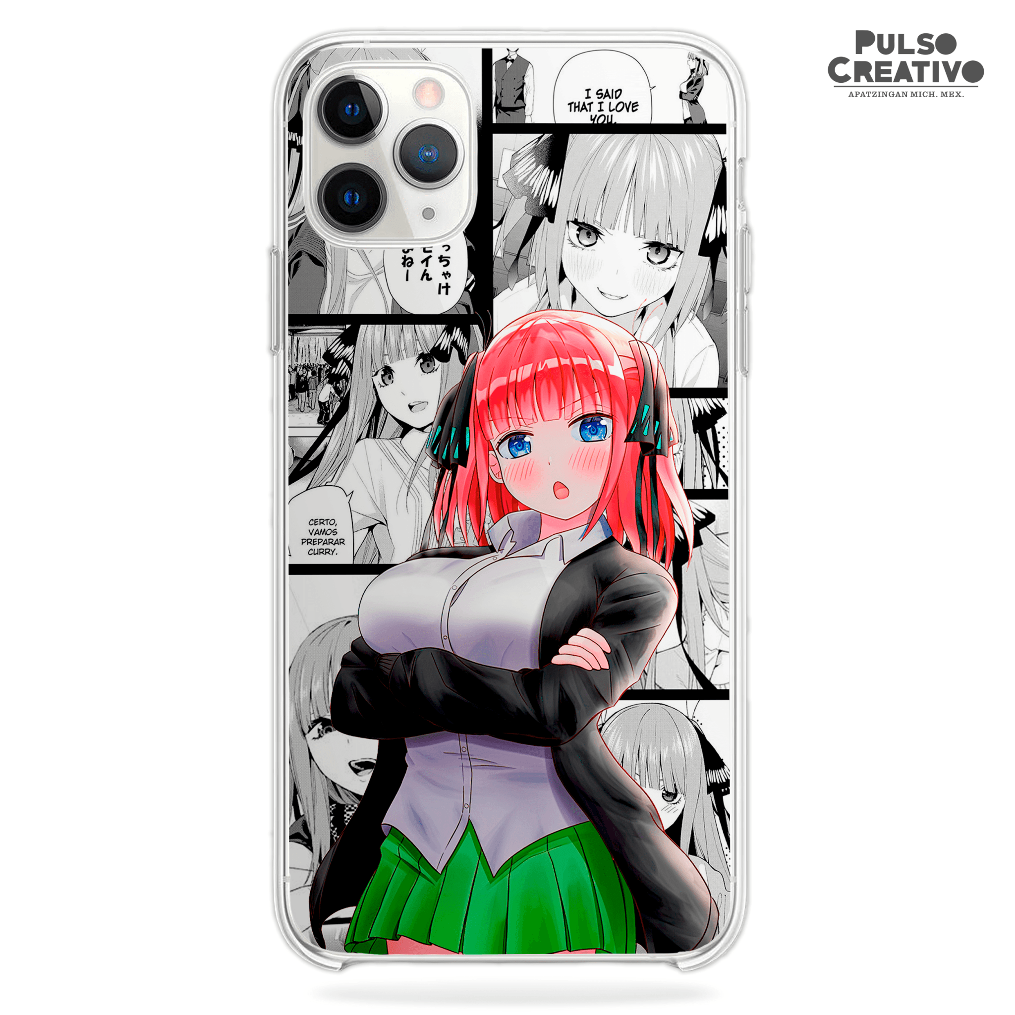 Funda Nino Nakano - D5 (Go Toubun No Hanayome) - Kiracases by Pulso creativo
