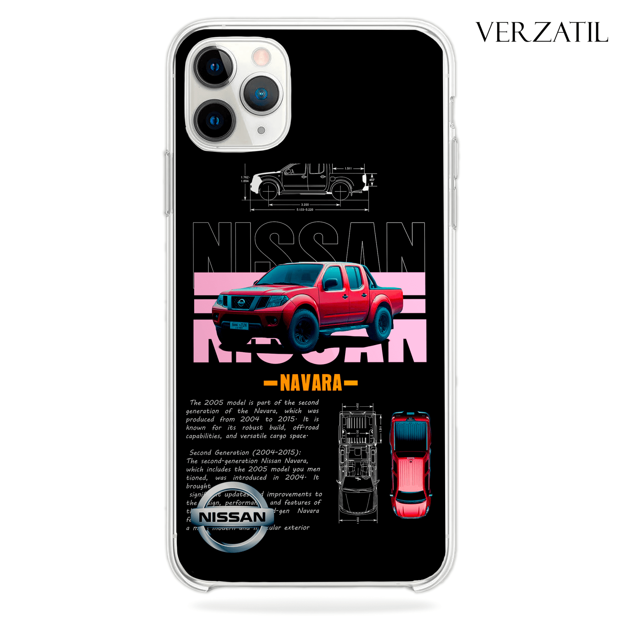 Funda de Nissan Navara para iPhone y Samsung | Kira Cases