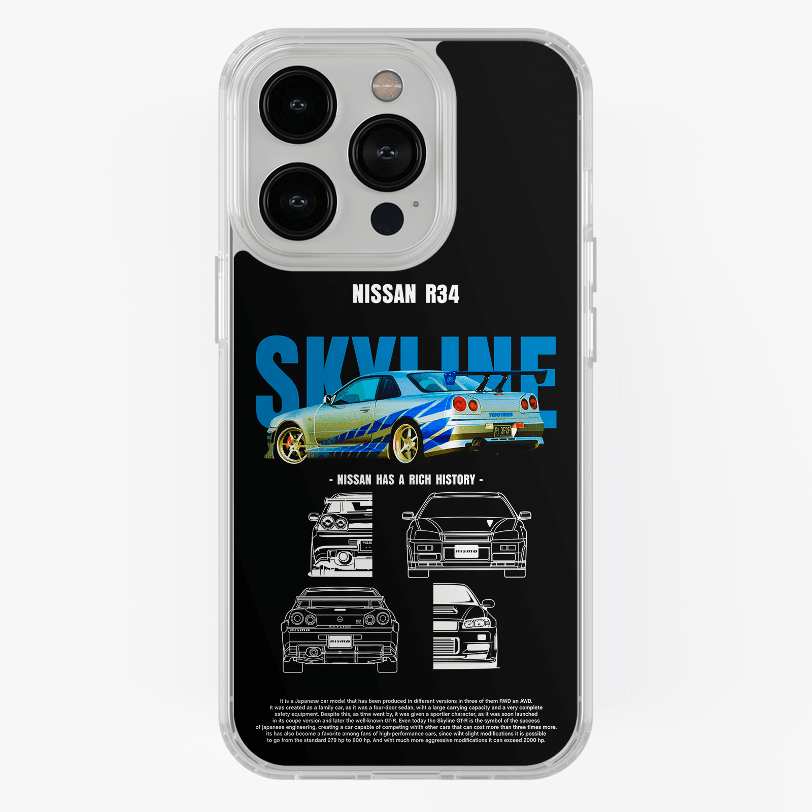 Funda de Nissan Skyline para iPhone y Samsung | Kira Cases