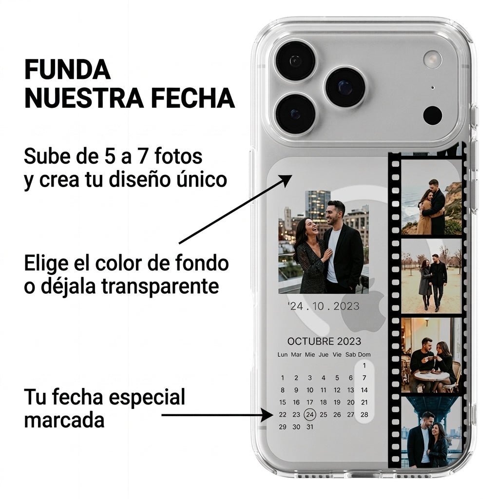 Funda Nuestra Fecha Personalizada con Fotos | Kira Cases - Kiracases by Pulso creativo