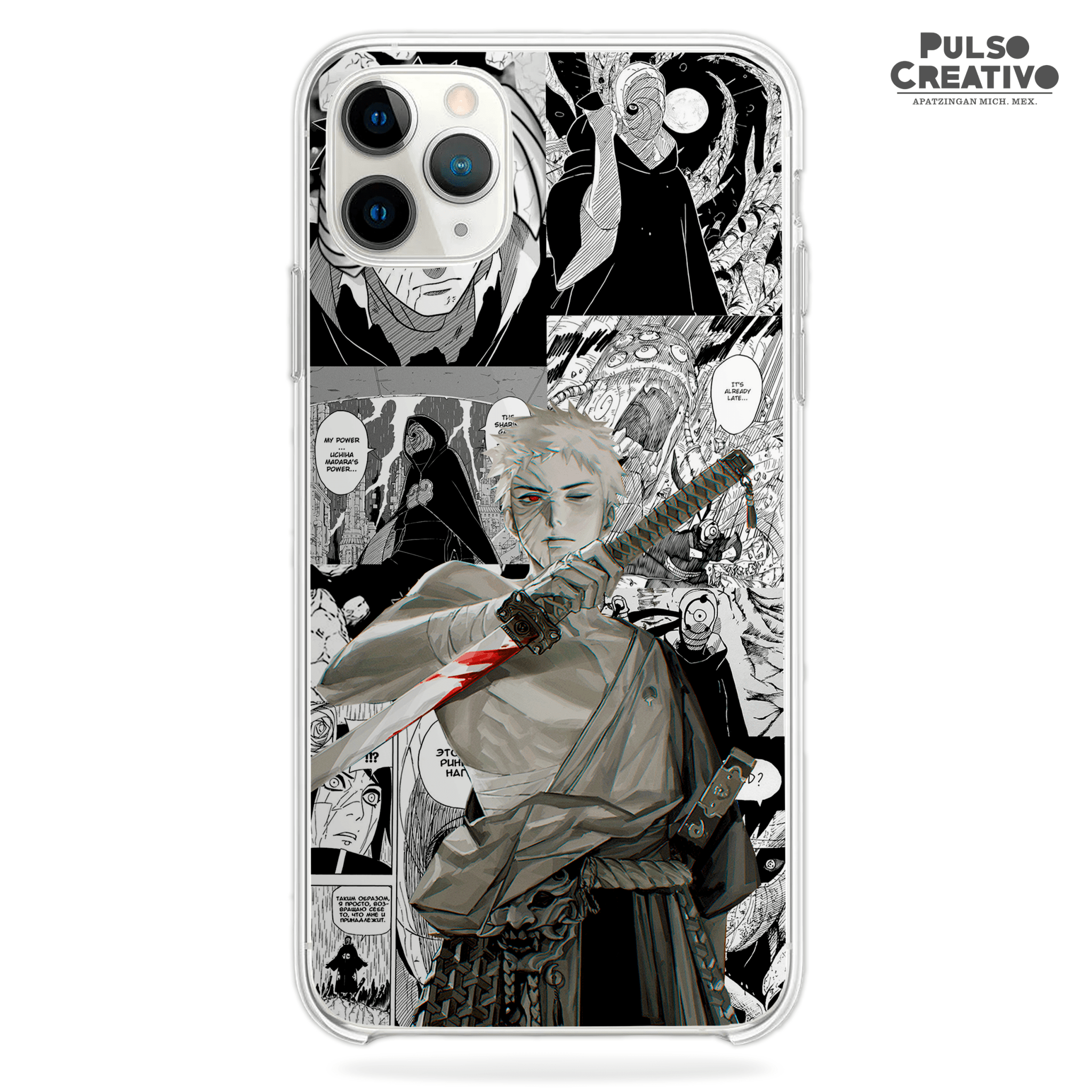 Funda Obito - D3 (Naruto) - Kiracases by Pulso creativo