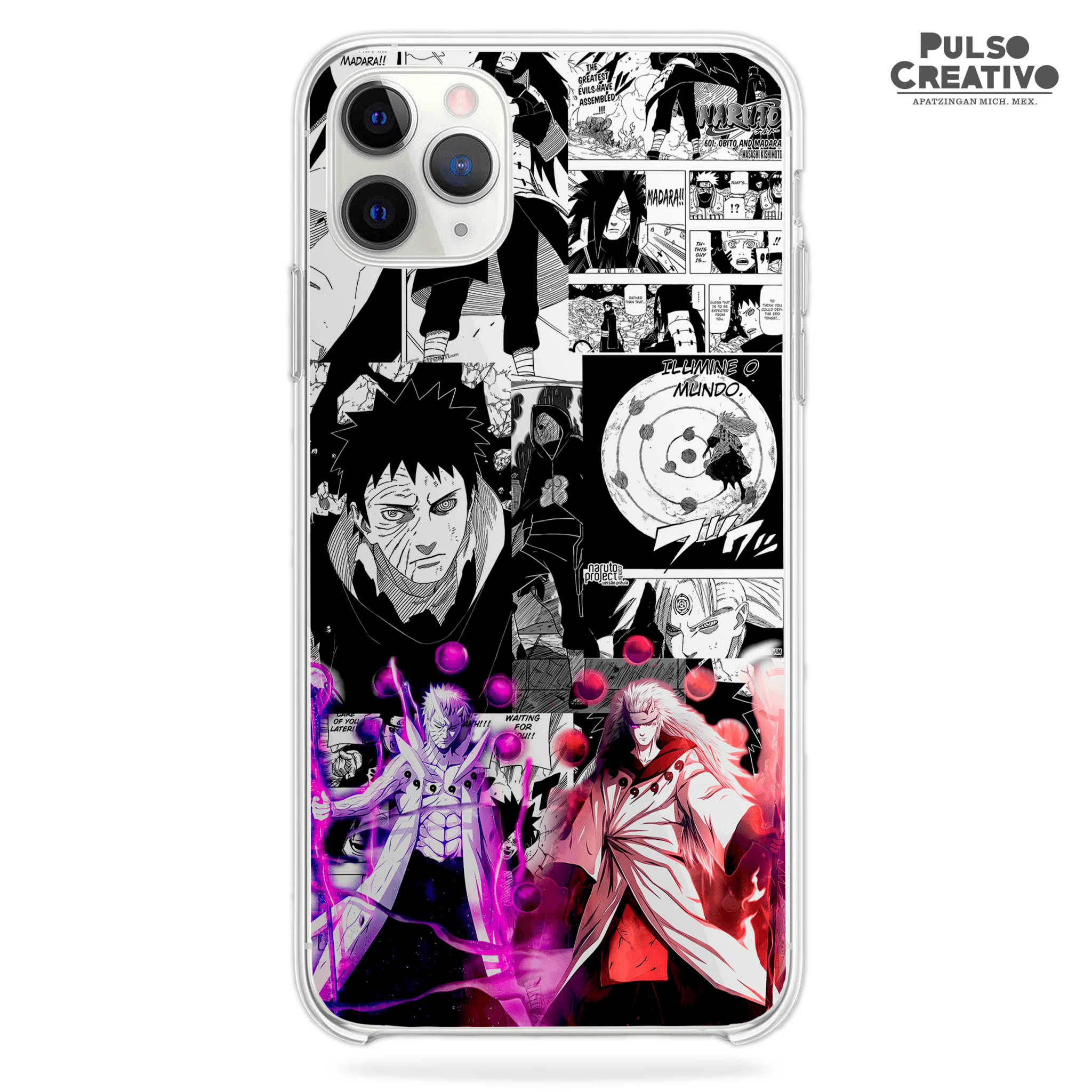 Funda Obito x Madara - D1 (Naruto) - Kiracases by Pulso creativo