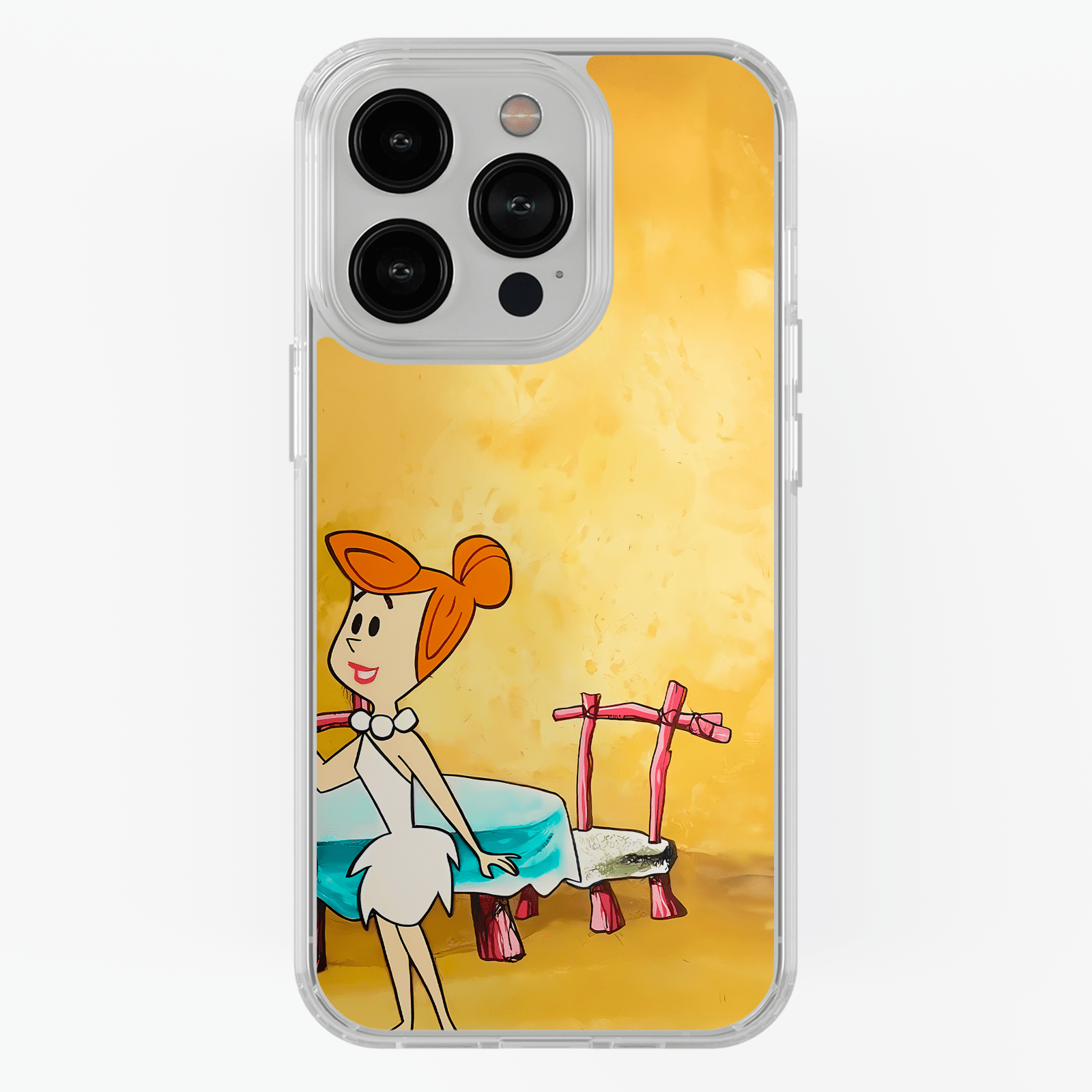 Funda de Pedro and Vilma Picapiedra para iPhone y Samsung | Kira Cases