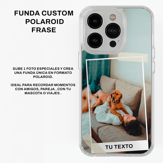 Funda Personalizada, 1 Polaroid - Kiracases by Pulso creativo