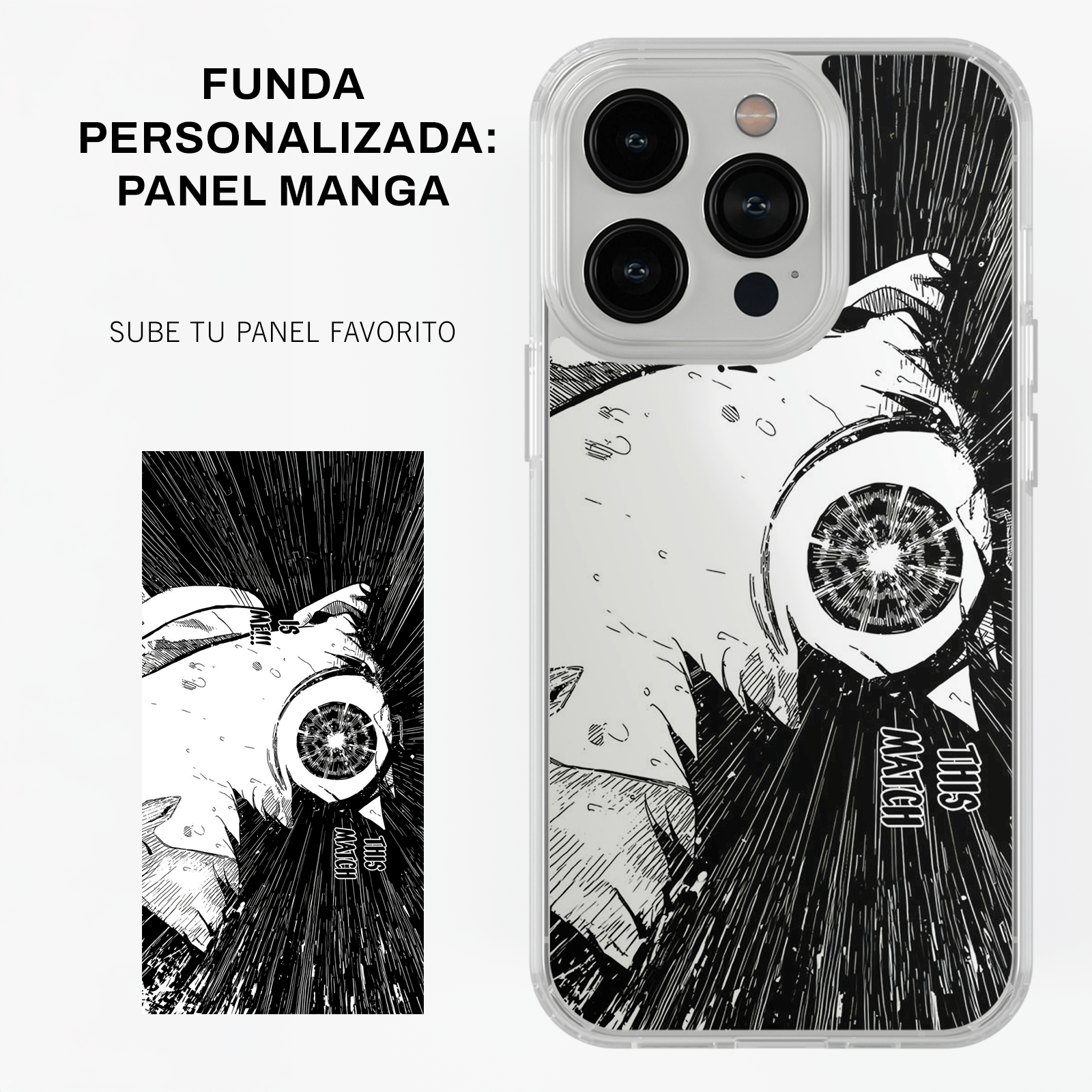 Funda Personalizada, sube tus imágenes (Panel Manga) - Kiracases by Pulso creativo