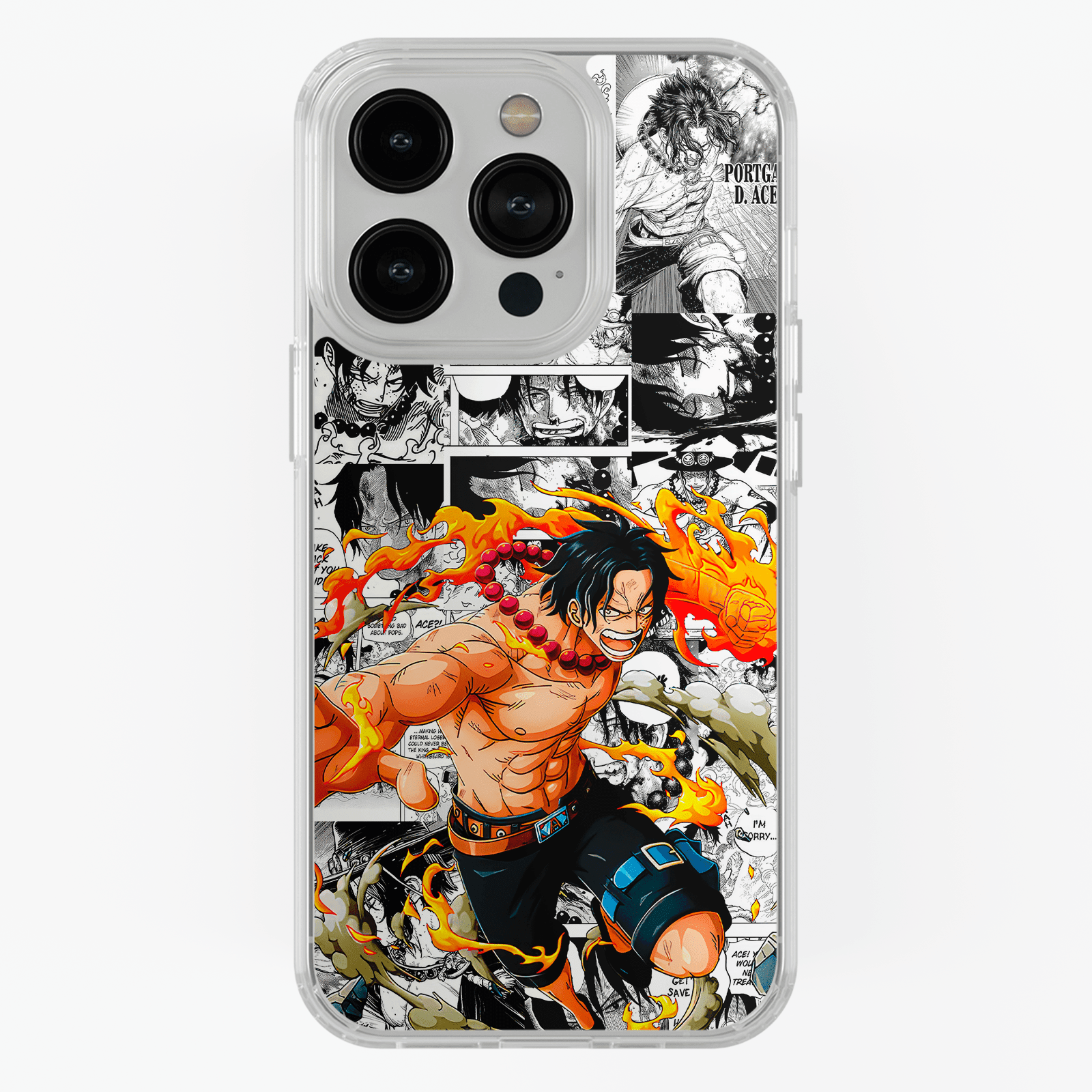 Funda Portgas D Ace - D3 (One Piece) - Kiracases by Pulso creativo