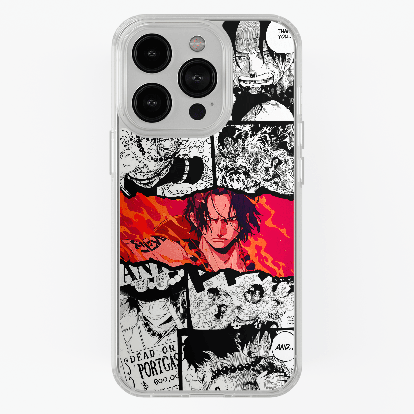 Funda Portgas D Ace - D4 (One Piece) - Kiracases by Pulso creativo