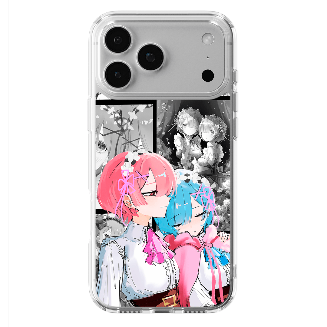 Funda Ram and Rem - D2 (Re Zero) - Kiracases by Pulso creativo