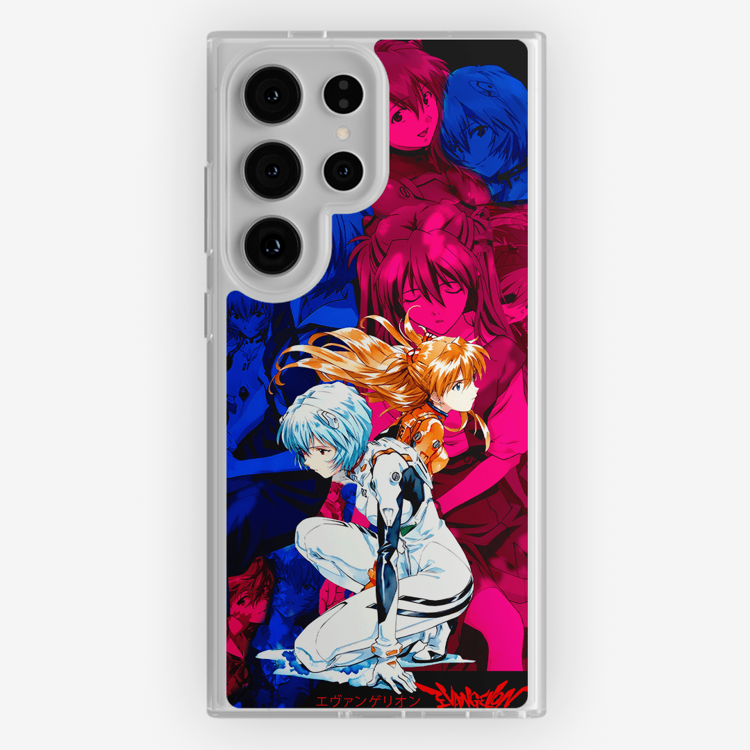 Funda Rei Ayanami and Asuka - D1 (Evangelion) - Kiracases by Pulso creativo