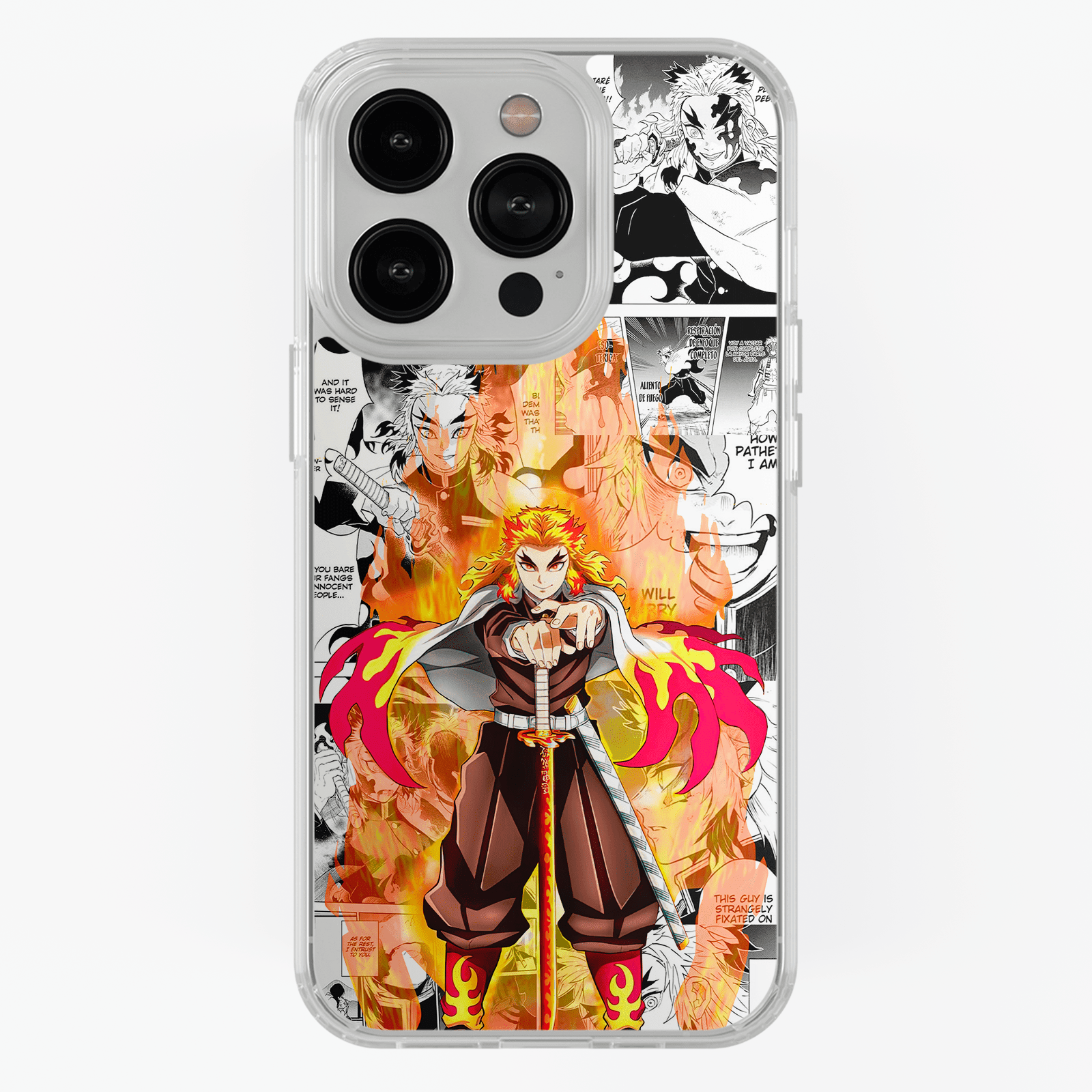 Funda Rengoku - D3 (Kimetsu no Yaiba) - Kiracases by Pulso creativo