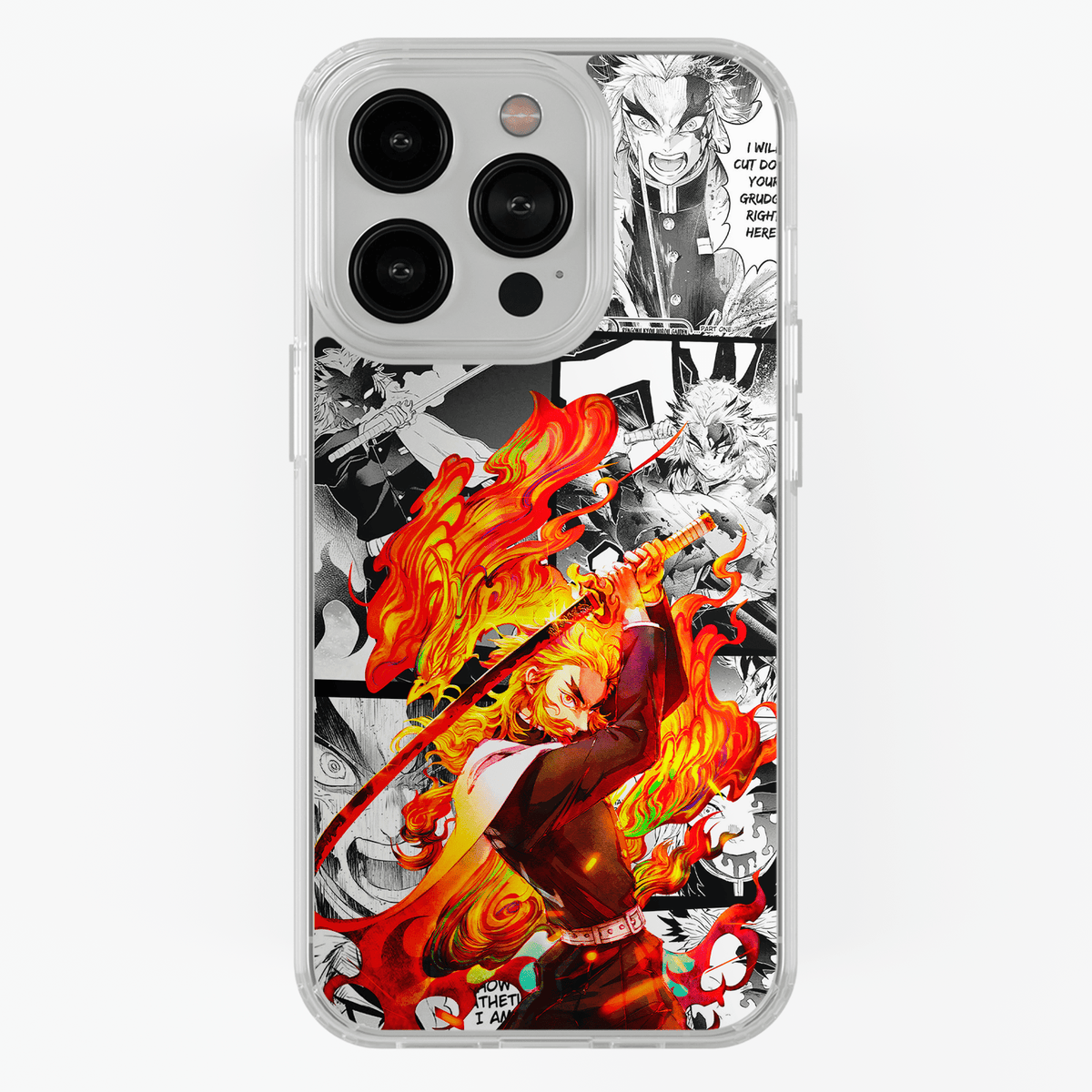 Funda Rengoku - D4 (Kimetsu no Yaiba) - Kiracases by Pulso creativo