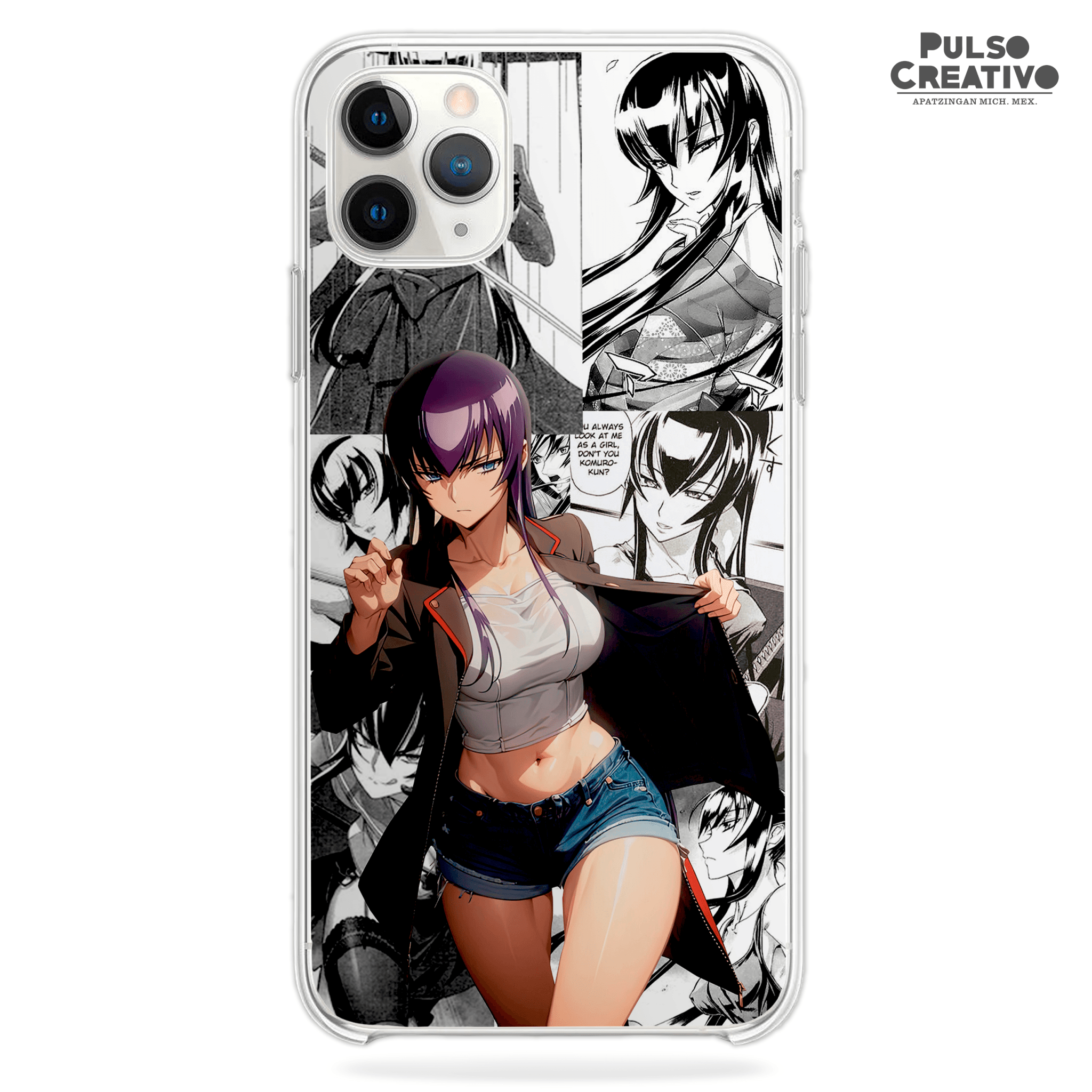 Funda de Saeko Busujima para iPhone y Samsung | Kira Cases