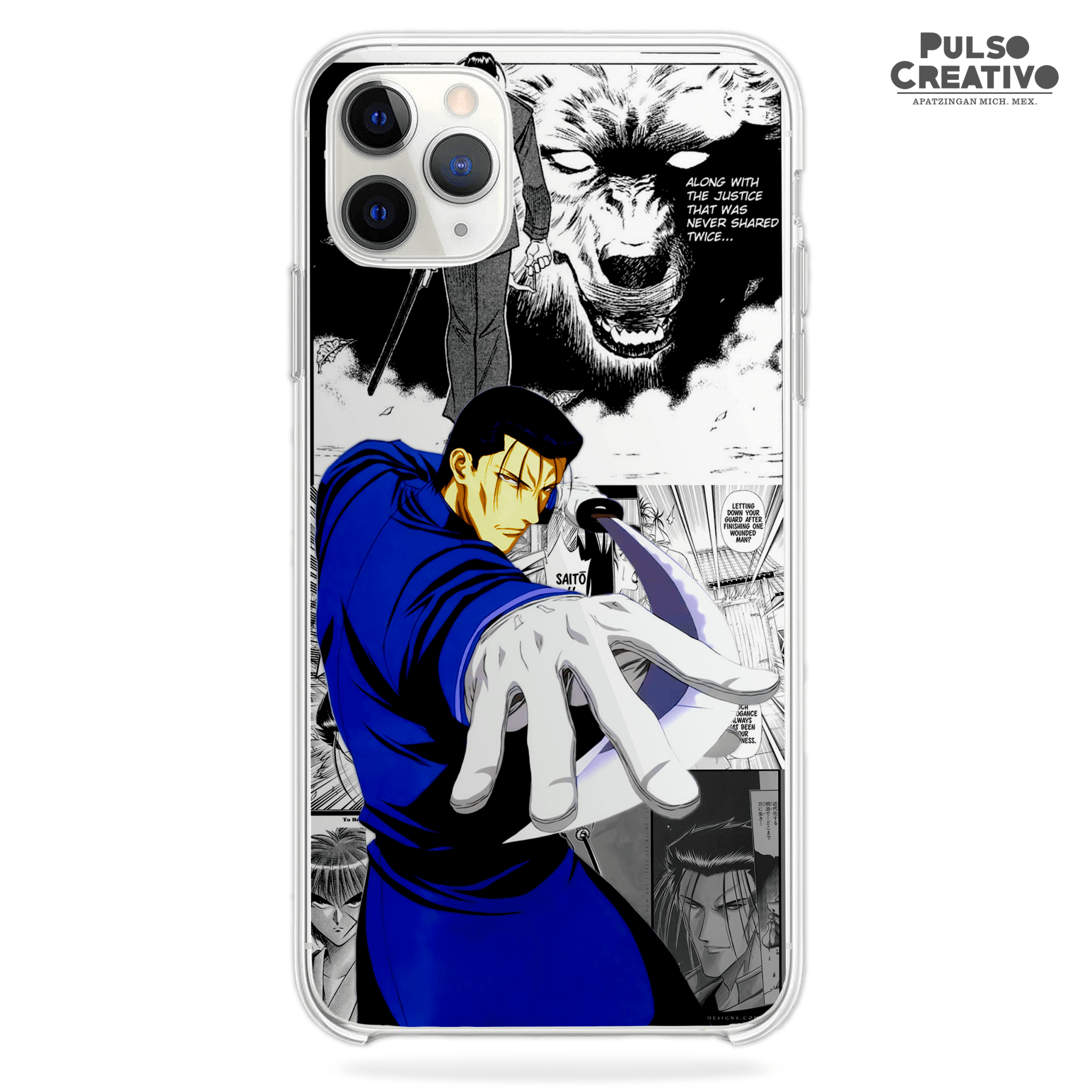 Funda de Saito Hajime para iPhone y Samsung | Kira Cases