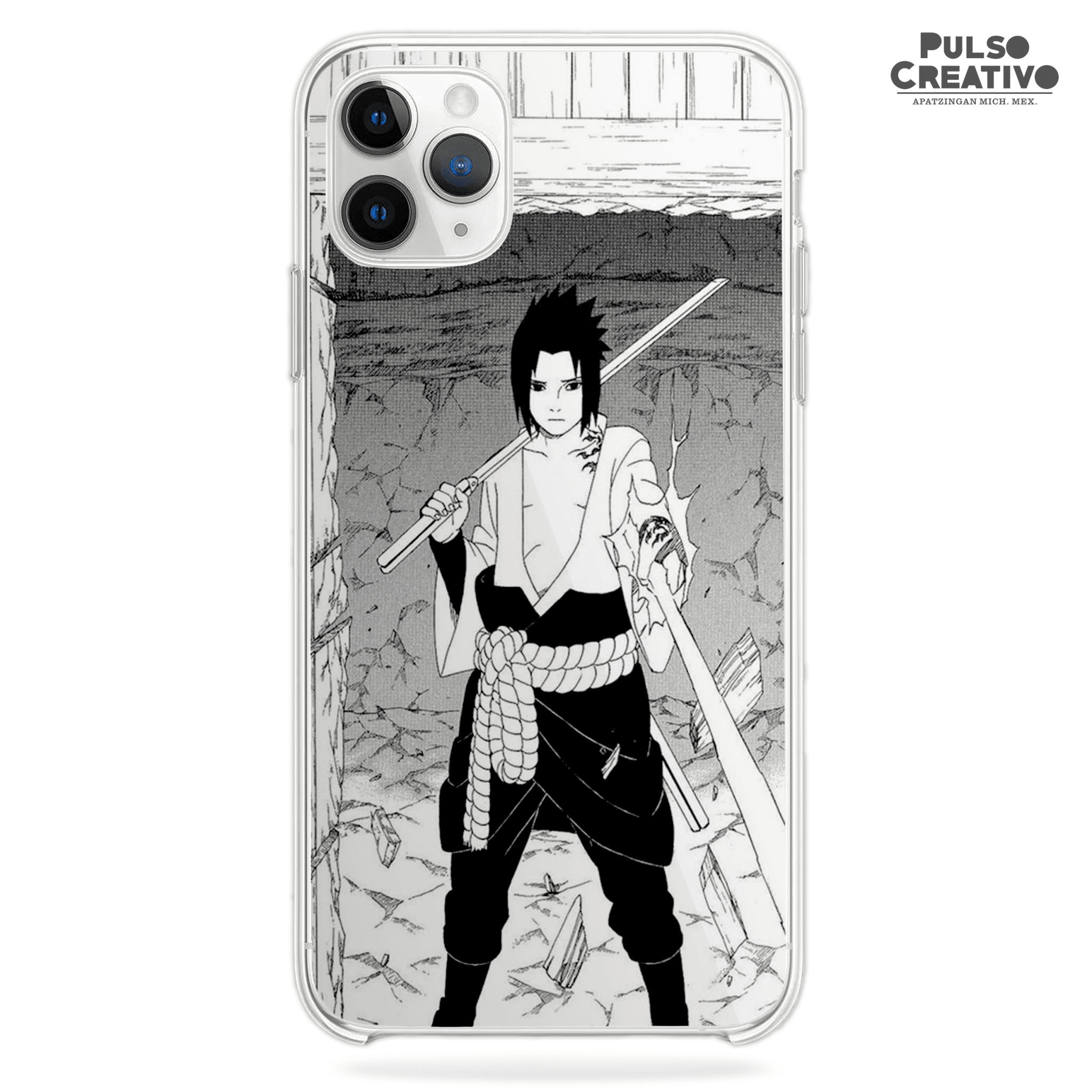Funda Sasuke - D1 (Naruto) - Kiracases by Pulso creativo