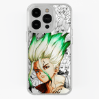 Funda Senku - D1 (Dr. Stone) - Kiracases by Pulso creativo
