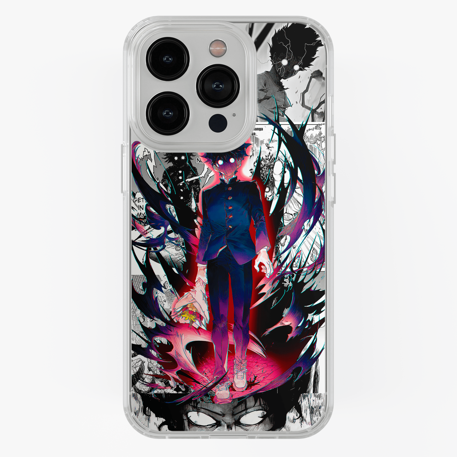 Funda Shigeo Kageyama - D2 (Mob Psycho 100) - Kiracases by Pulso creativo