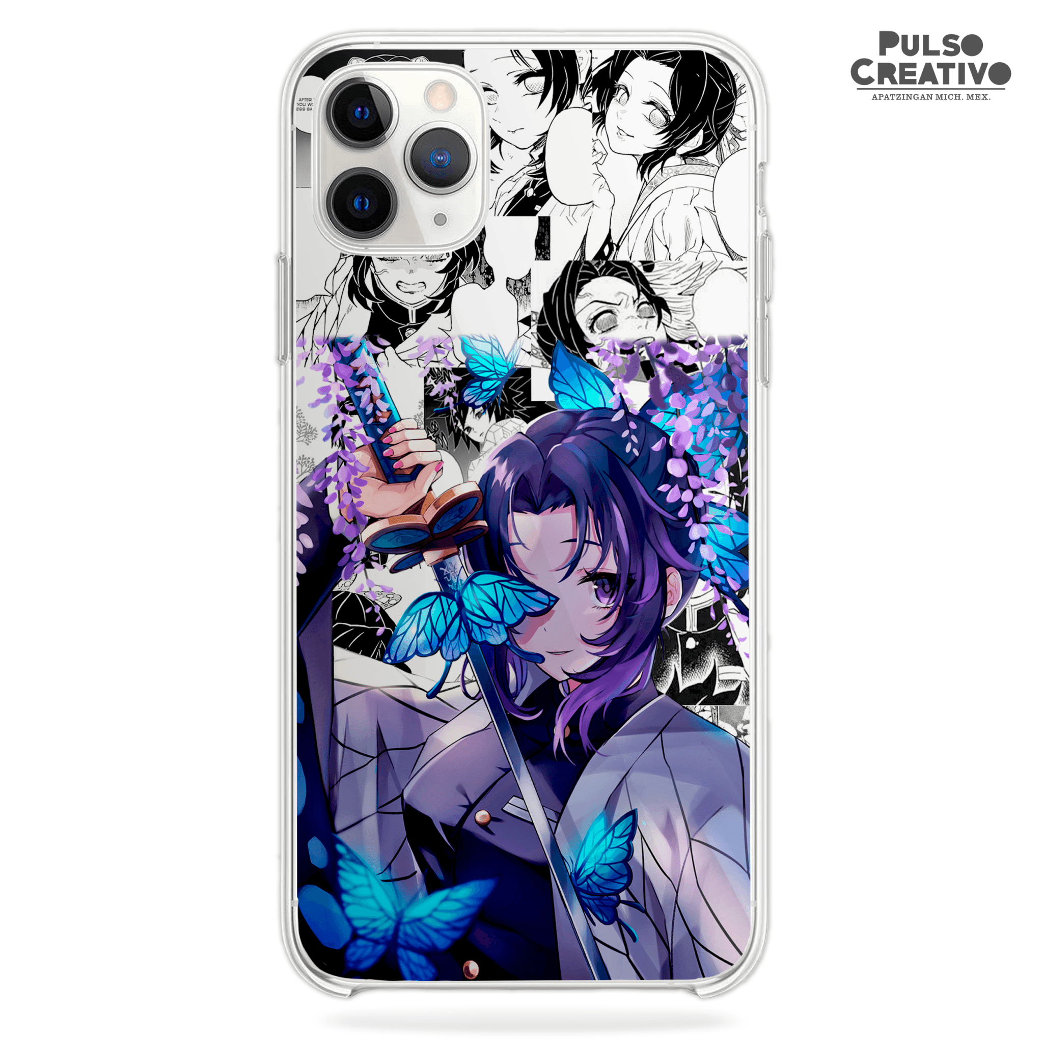 Funda Shinobu - D10 (Kimetsu No Yaiba) - Kiracases by Pulso creativo