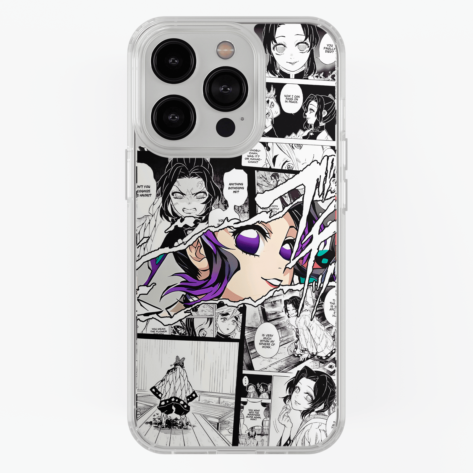 Funda Shinobu - D16 (Kimetsu No Yaiba) - Kiracases by Pulso creativo