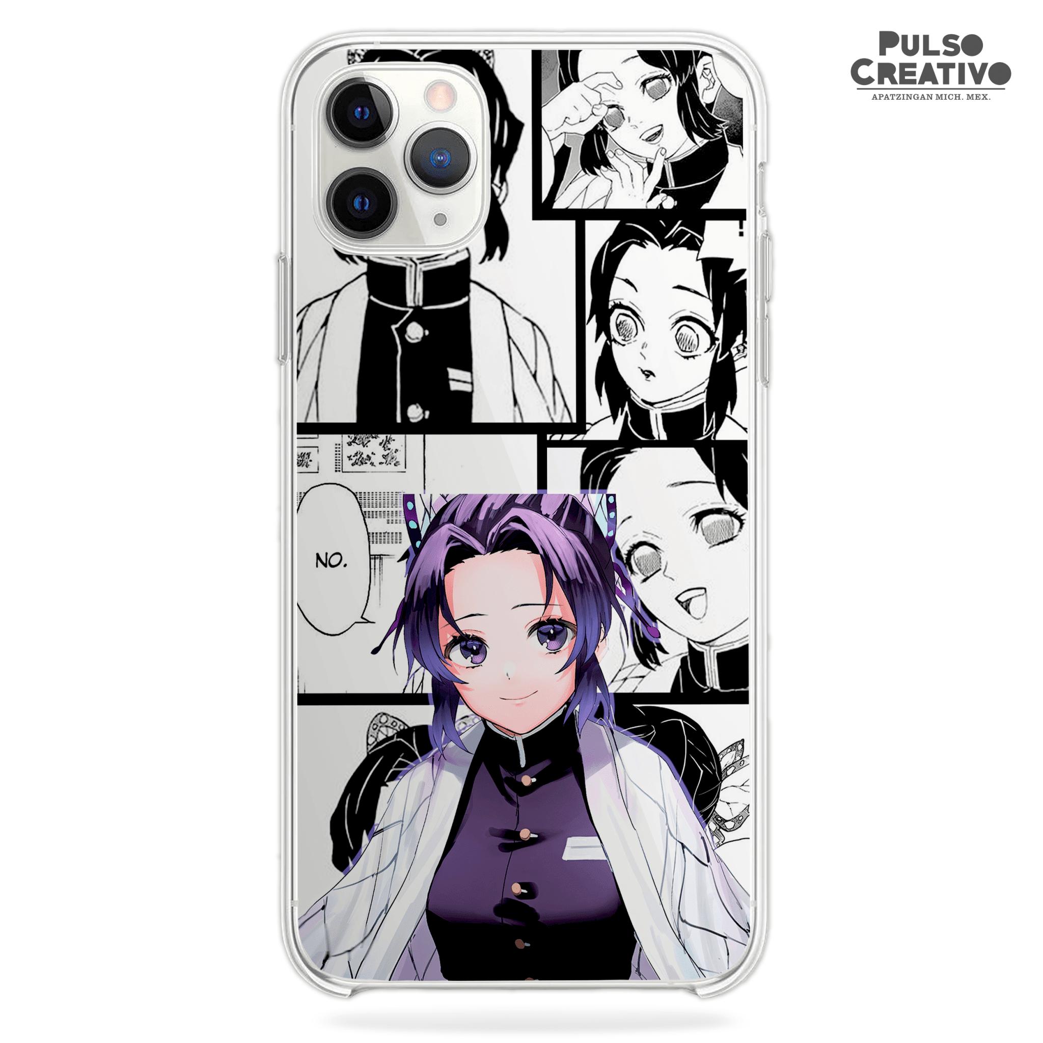 Funda Shinobu - D4 (Kimetsu No Yaiba) - Kiracases by Pulso creativo
