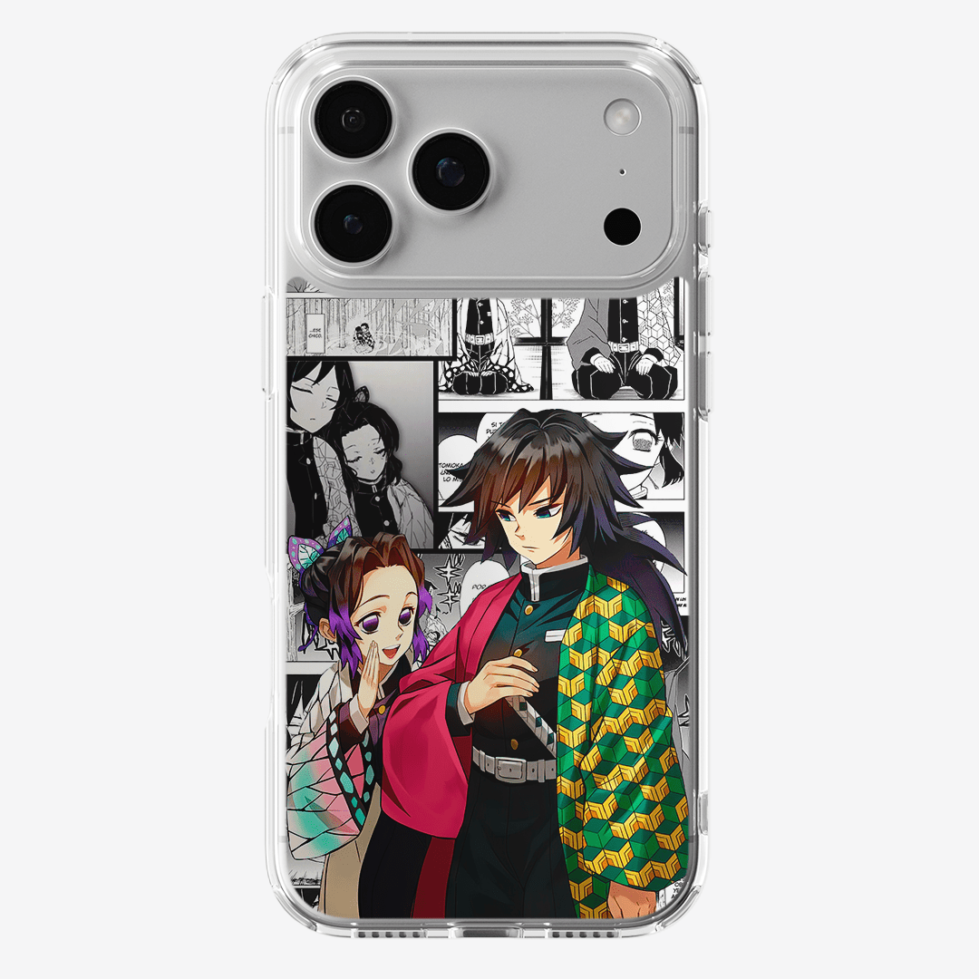 Funda Shinobu x Tomioka - D2 (Kimetsu No Yaiba) - Kiracases by Pulso creativo