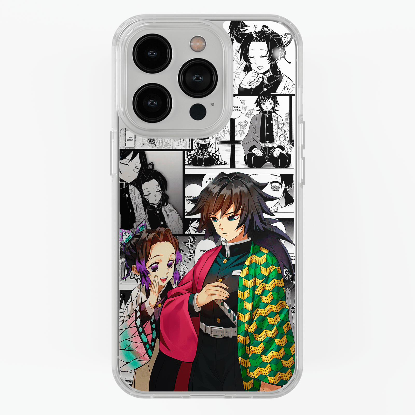 Funda Shinobu x Tomioka - D2 (Kimetsu No Yaiba) - Kiracases by Pulso creativo
