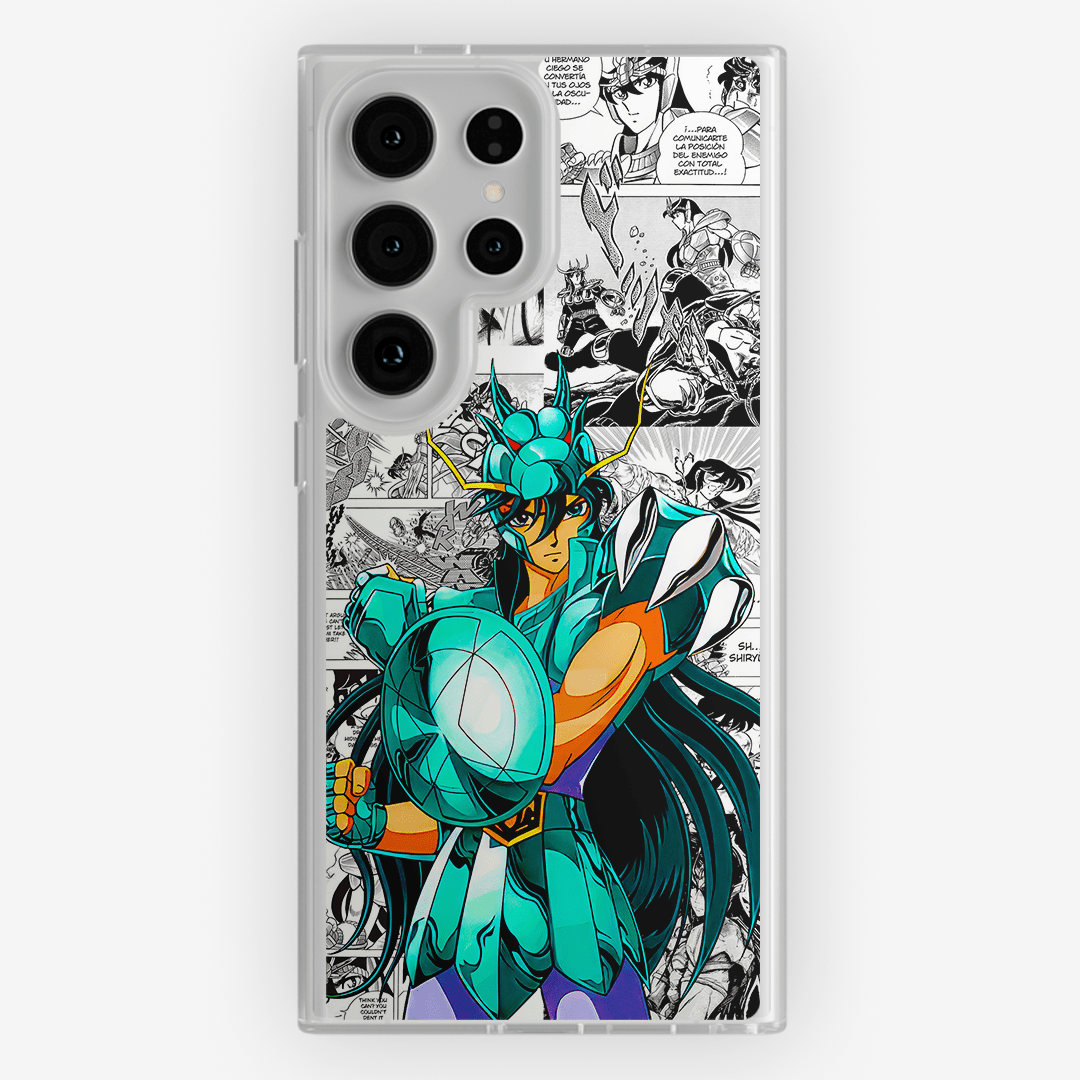 Funda Shiryu - D3 (Saint Seiya) - Kiracases by Pulso creativo
